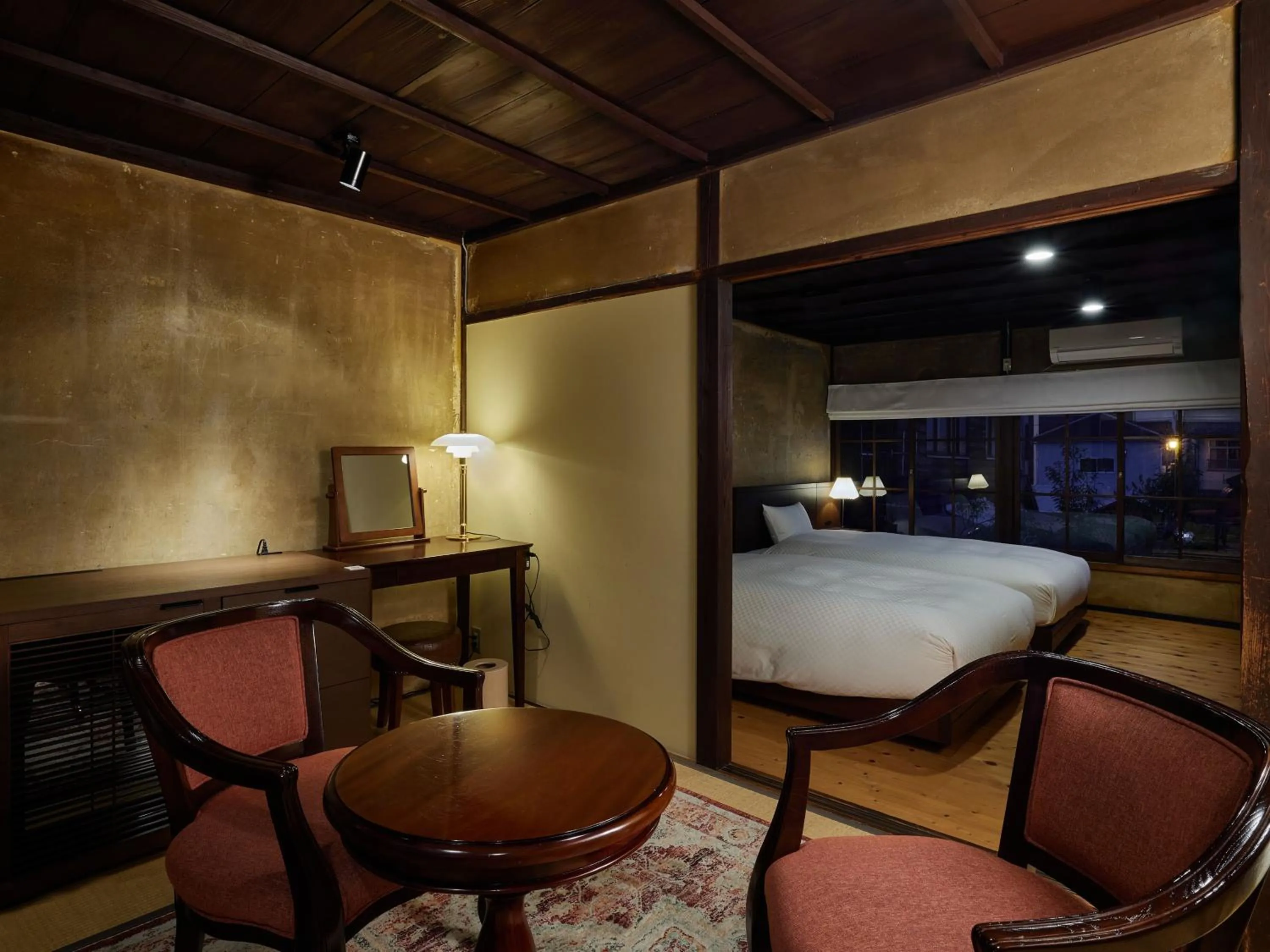 Photo of the whole room, Bed in NIPPONIA HOTEL Ozu Castle Town