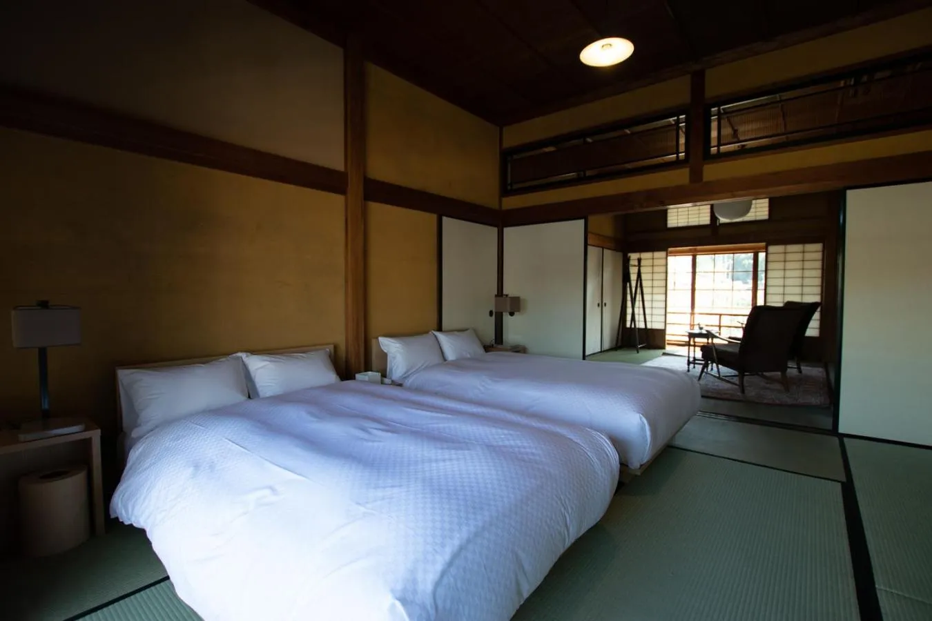 Bed in NIPPONIA HOTEL Ozu Castle Town