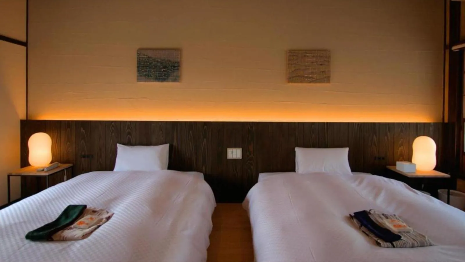 Bed in NIPPONIA HOTEL Ozu Castle Town