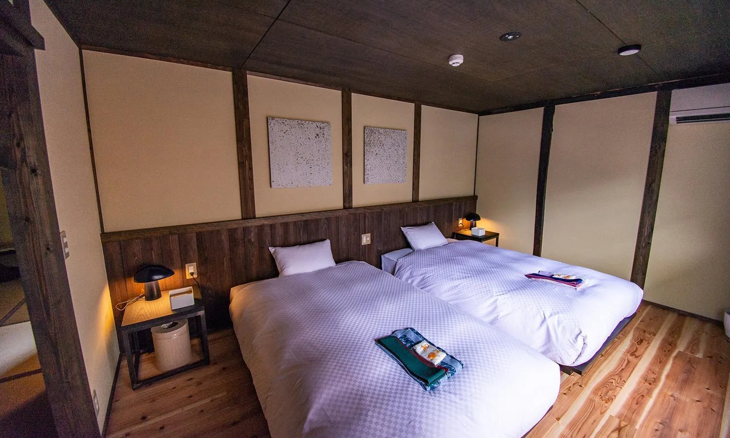 Bed in NIPPONIA HOTEL Ozu Castle Town