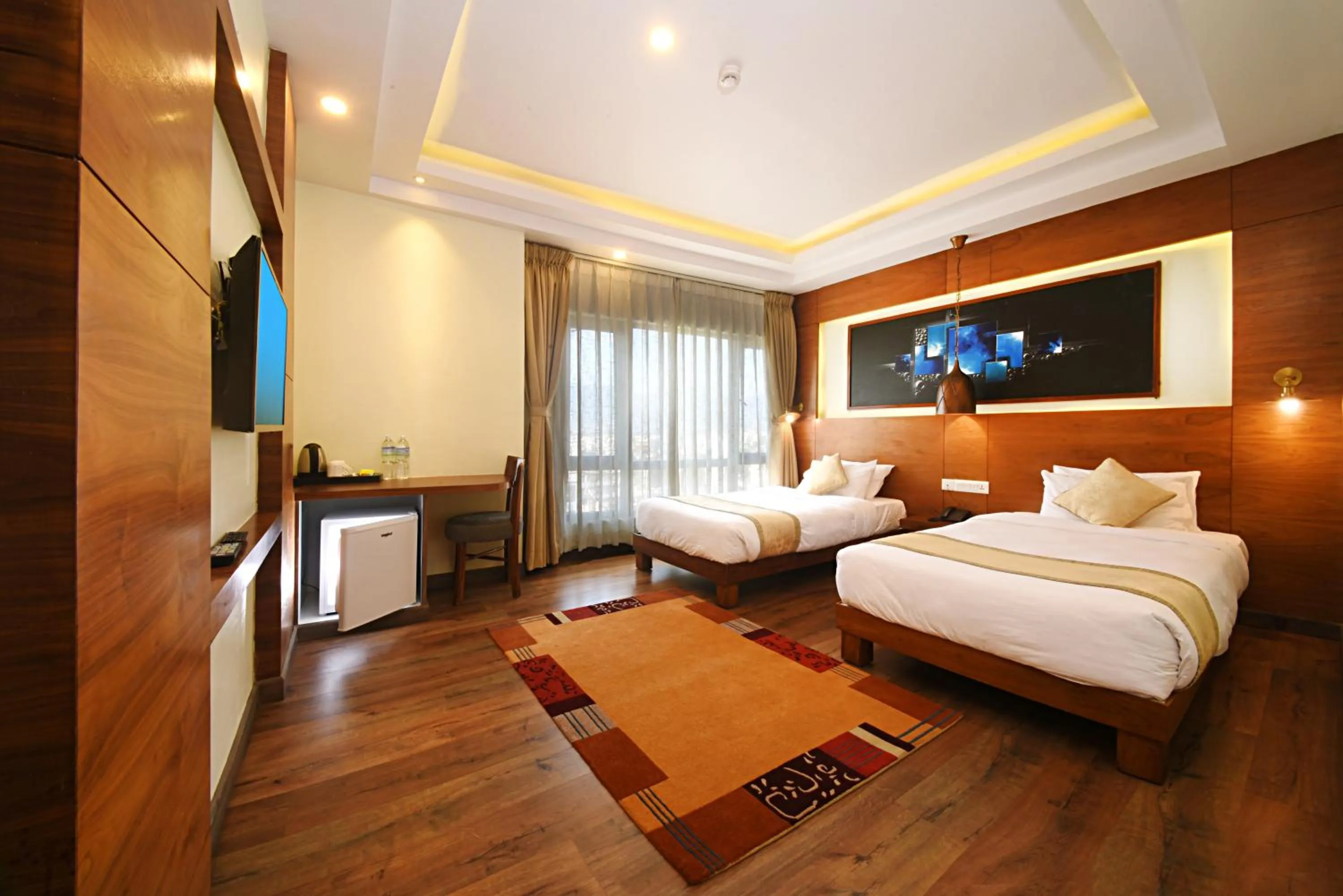 Photo of the whole room, Bed in Woodapple Hotel and Spa