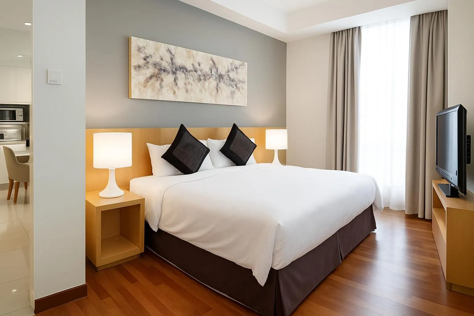 Bed in Cormar Suites Kuala Lumpur