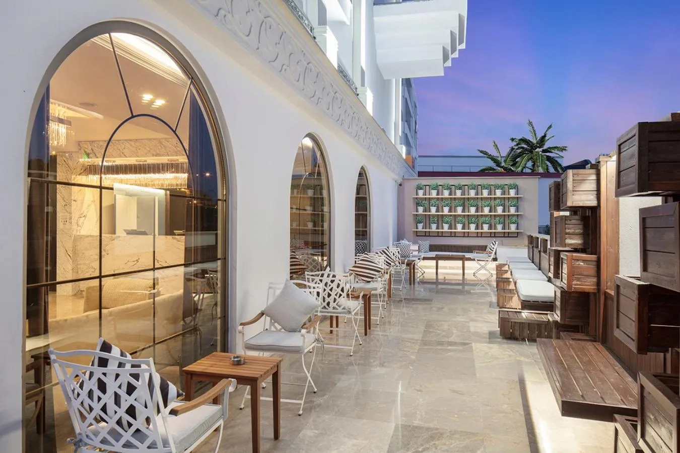 Patio in Blue Marlin Deluxe Spa & Resort - Ultra All Inclusive