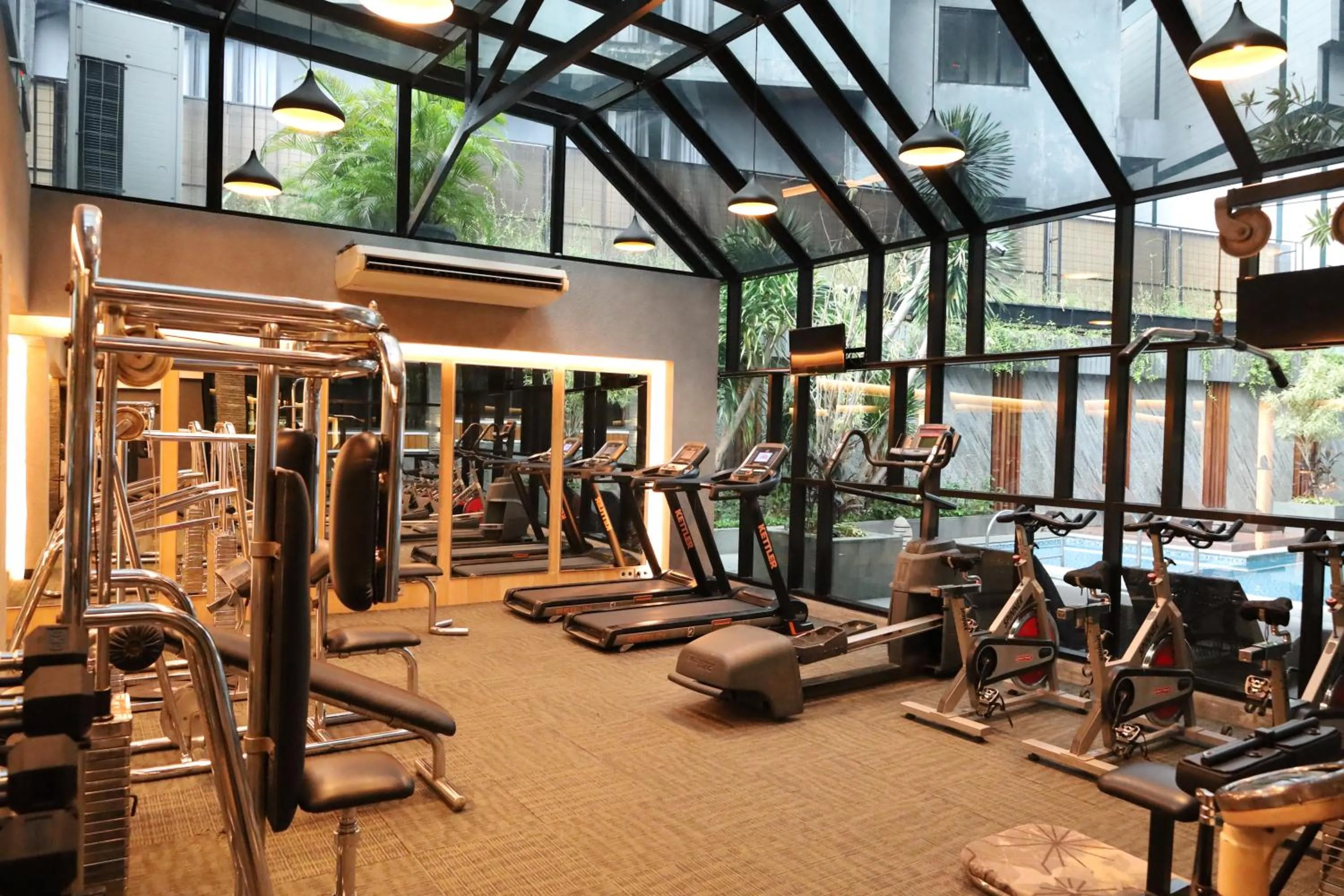 Fitness centre/facilities in Le Polonia Hotel & Convention Medan