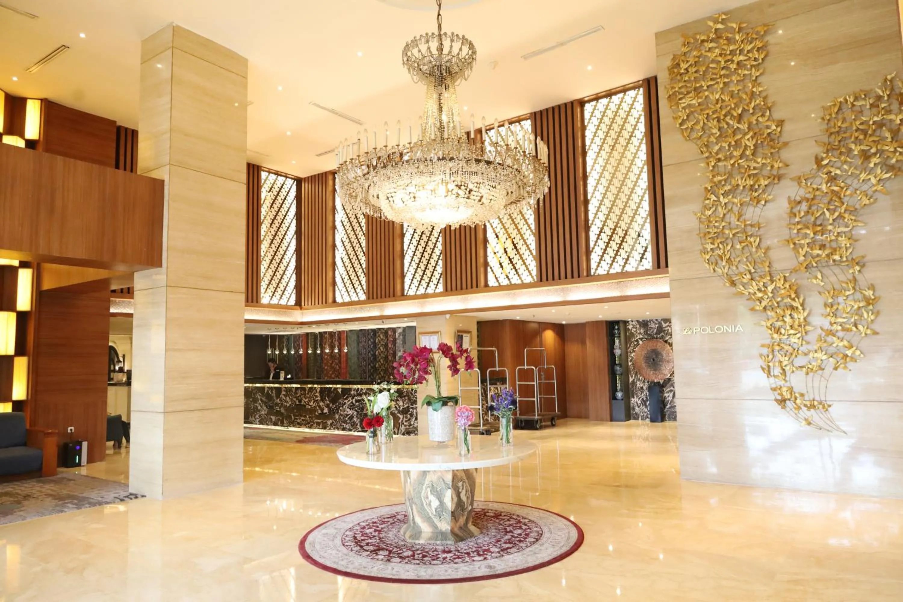 Lobby or reception in Le Polonia Hotel & Convention Medan