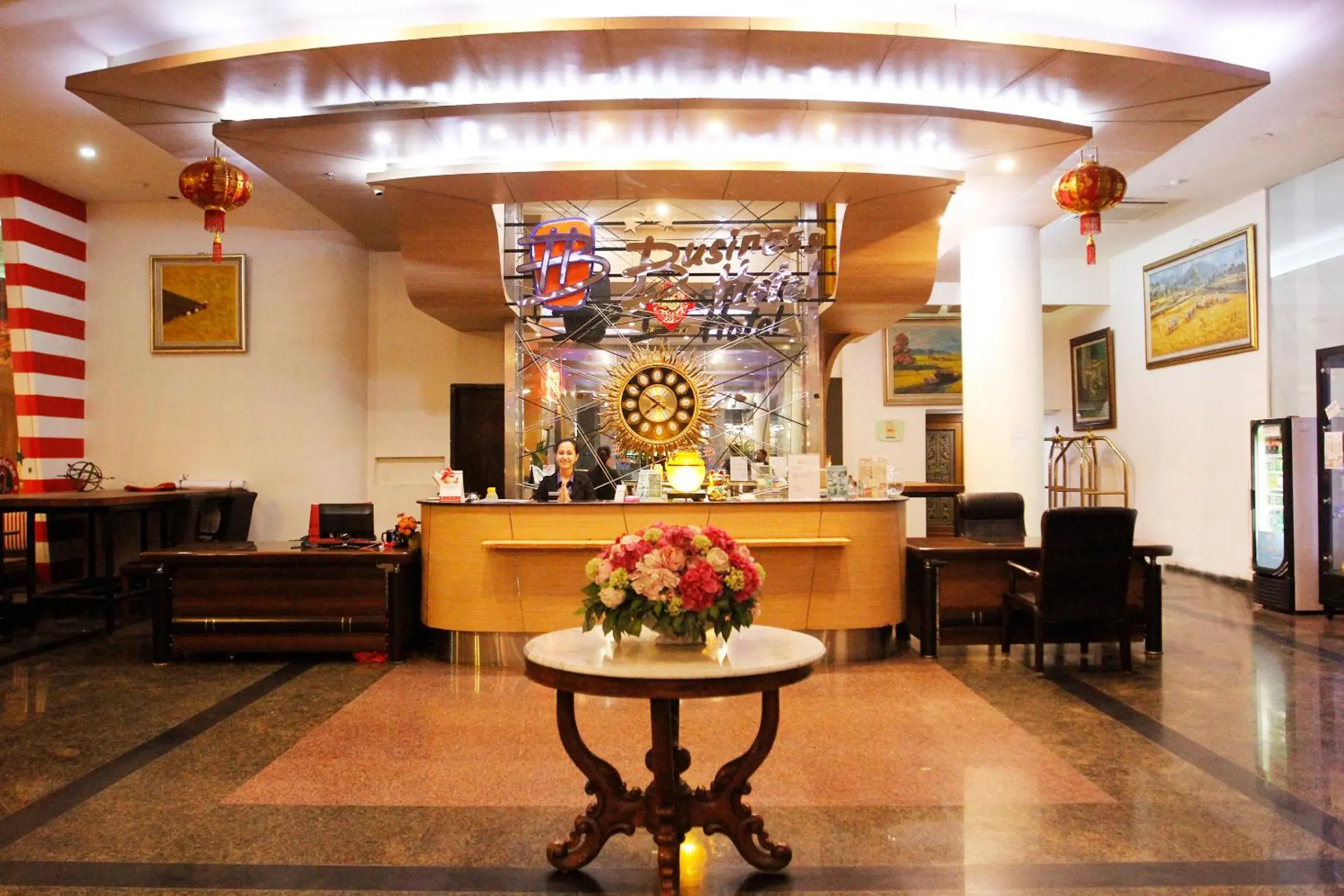 Lobby or reception in Business Hotel Tomang