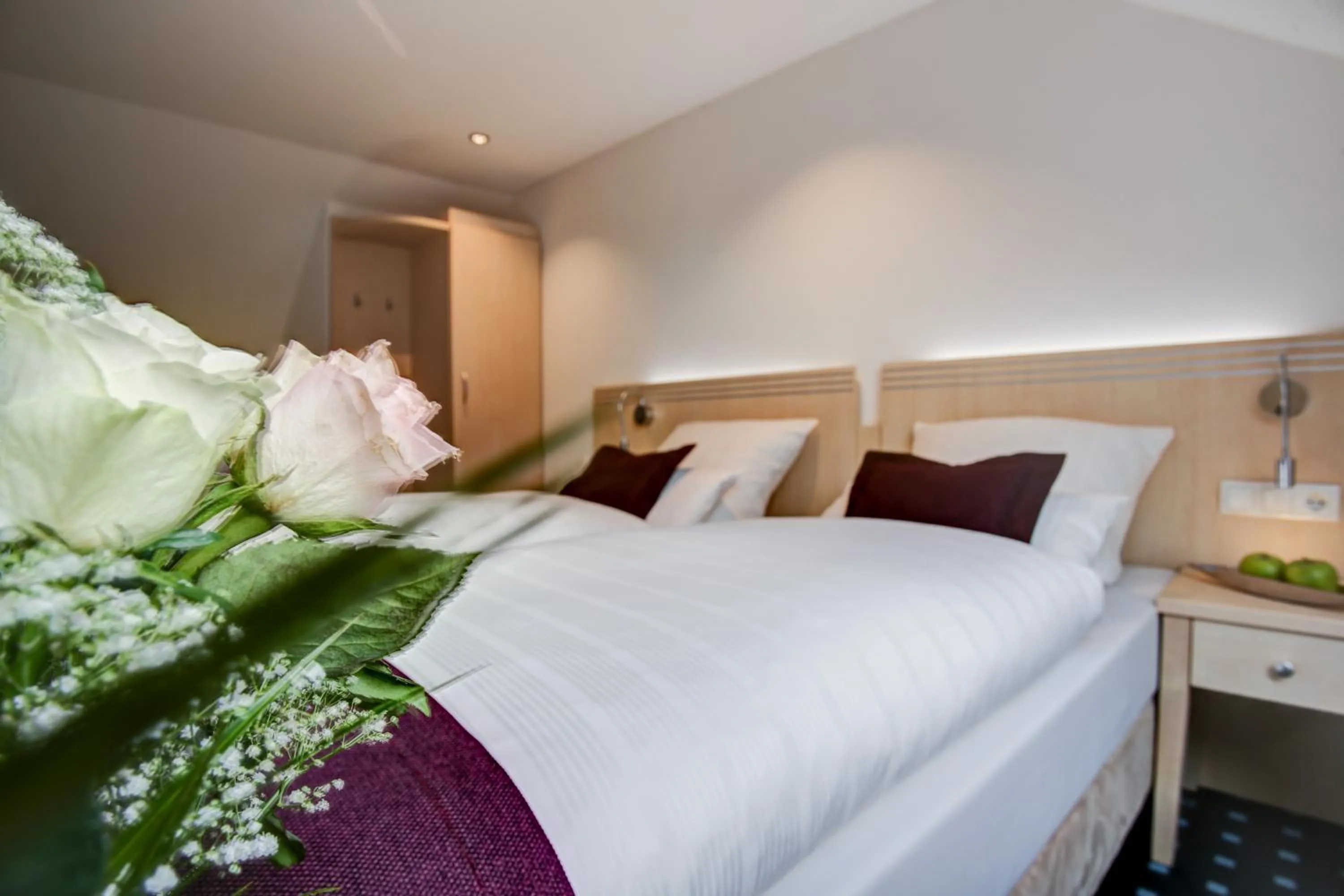 Bed in Rhein Neckar Hotel