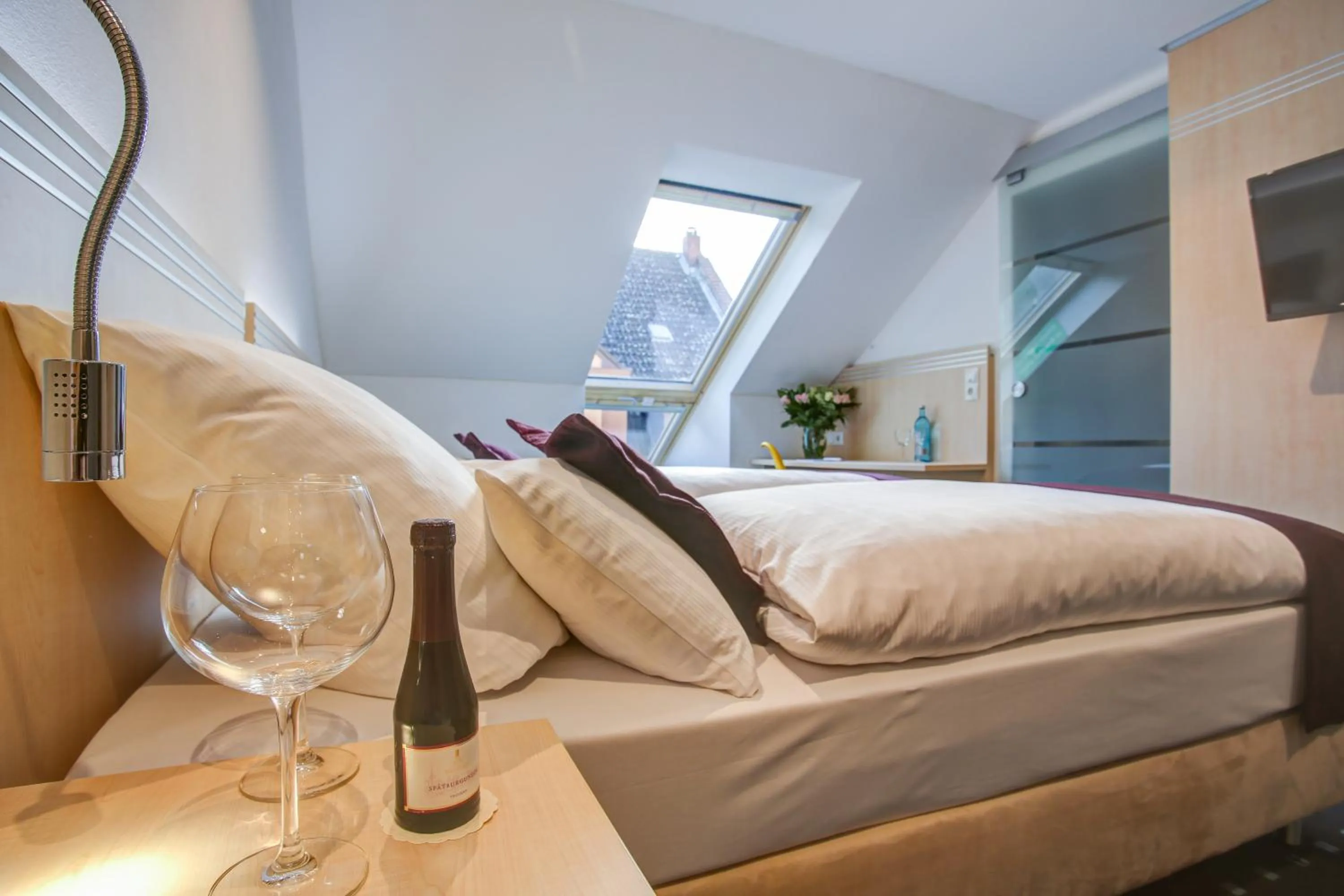 Bed in Rhein Neckar Hotel