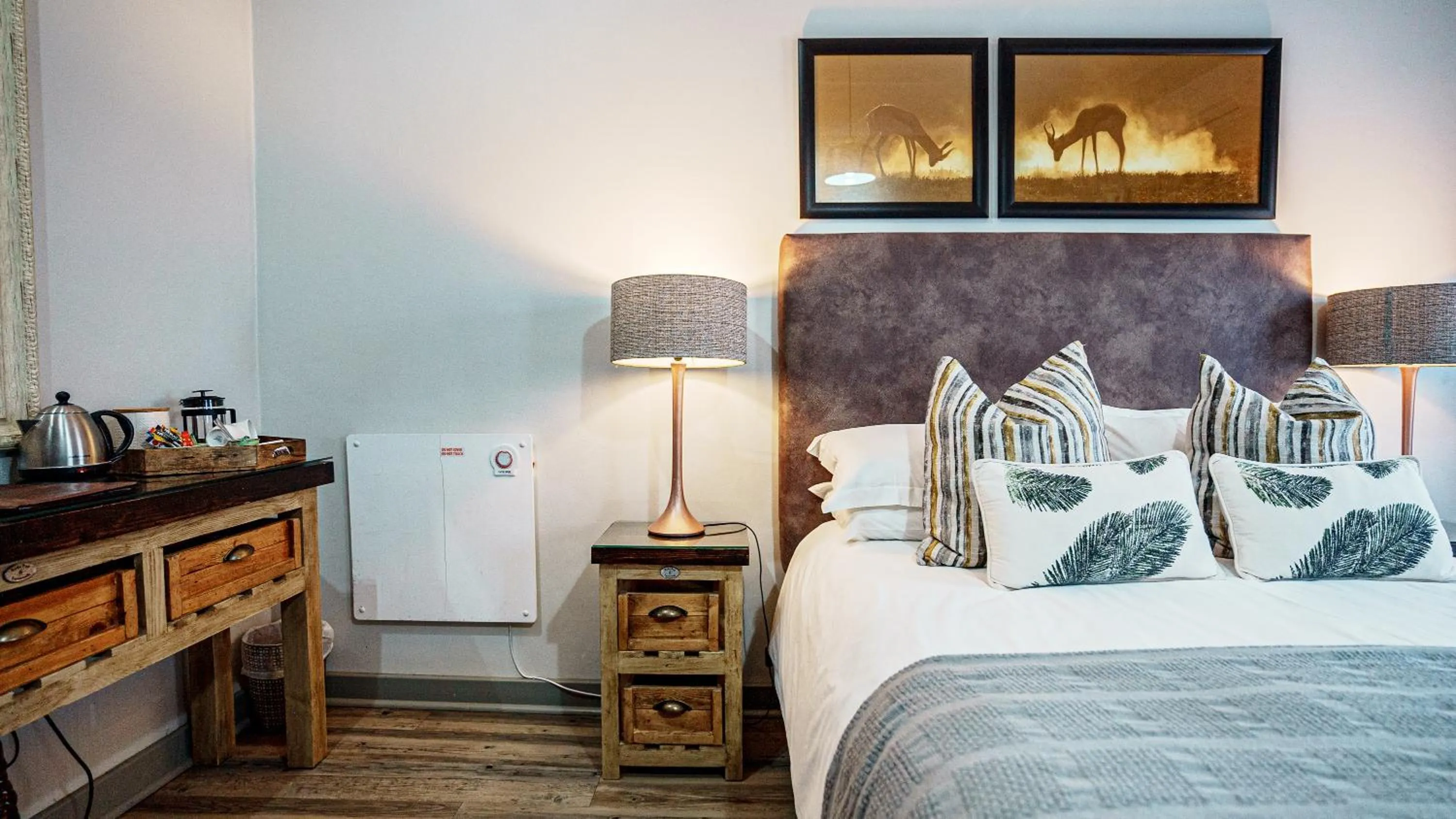 Bed in Jonkershoek Guest Farm