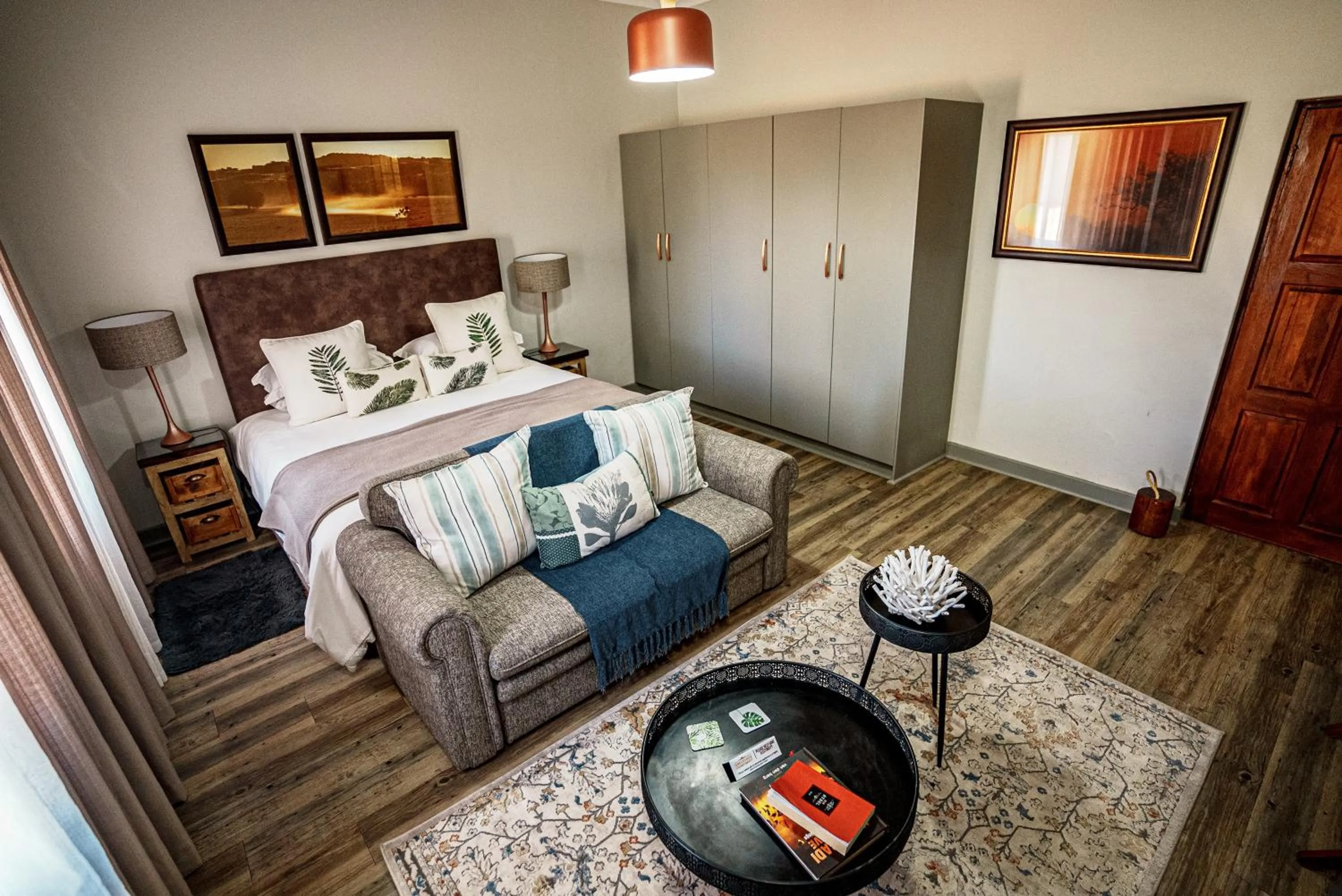 Bed in Jonkershoek Guest Farm