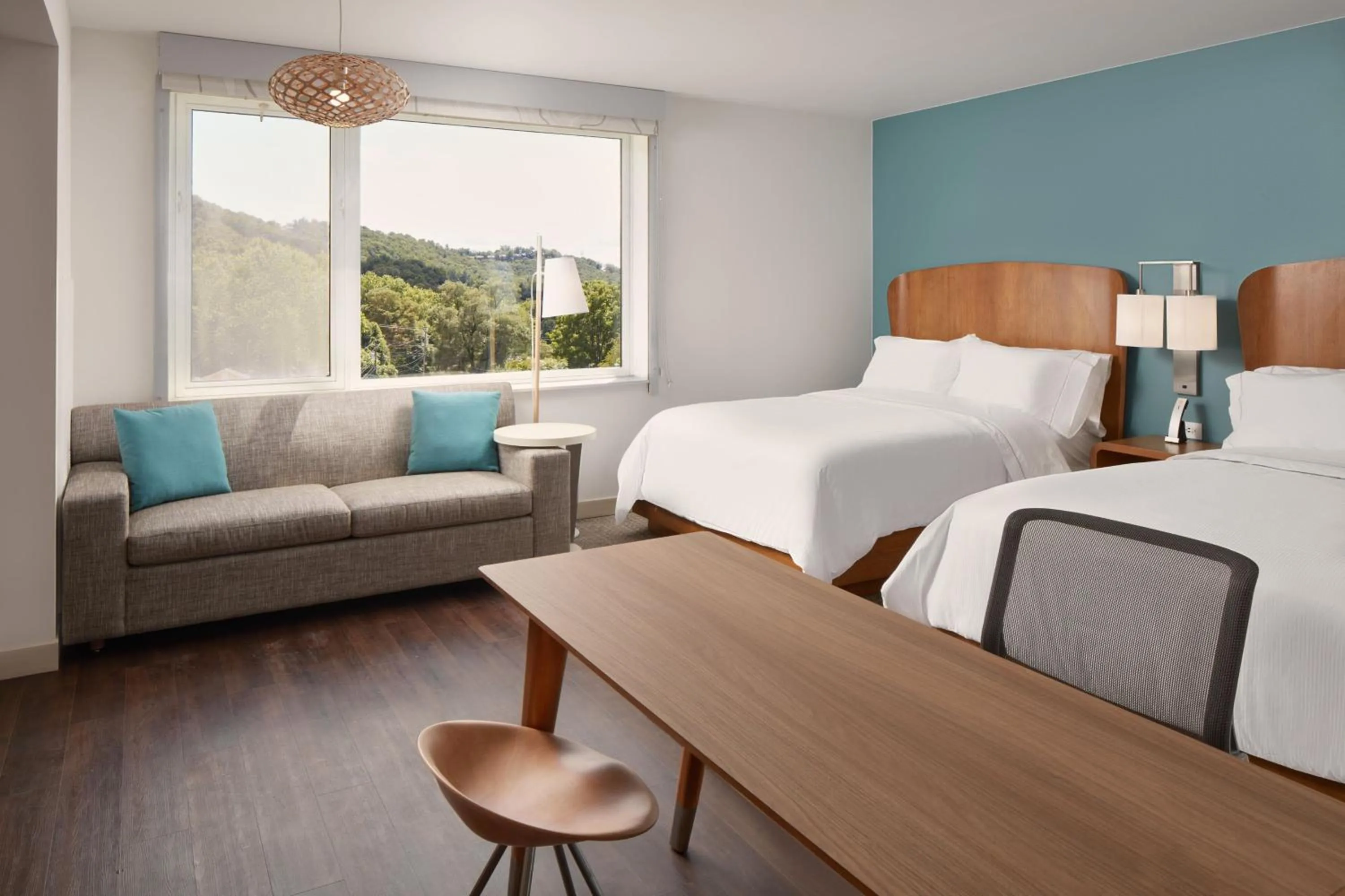 Bedroom, Bed in Element Asheville Downtown