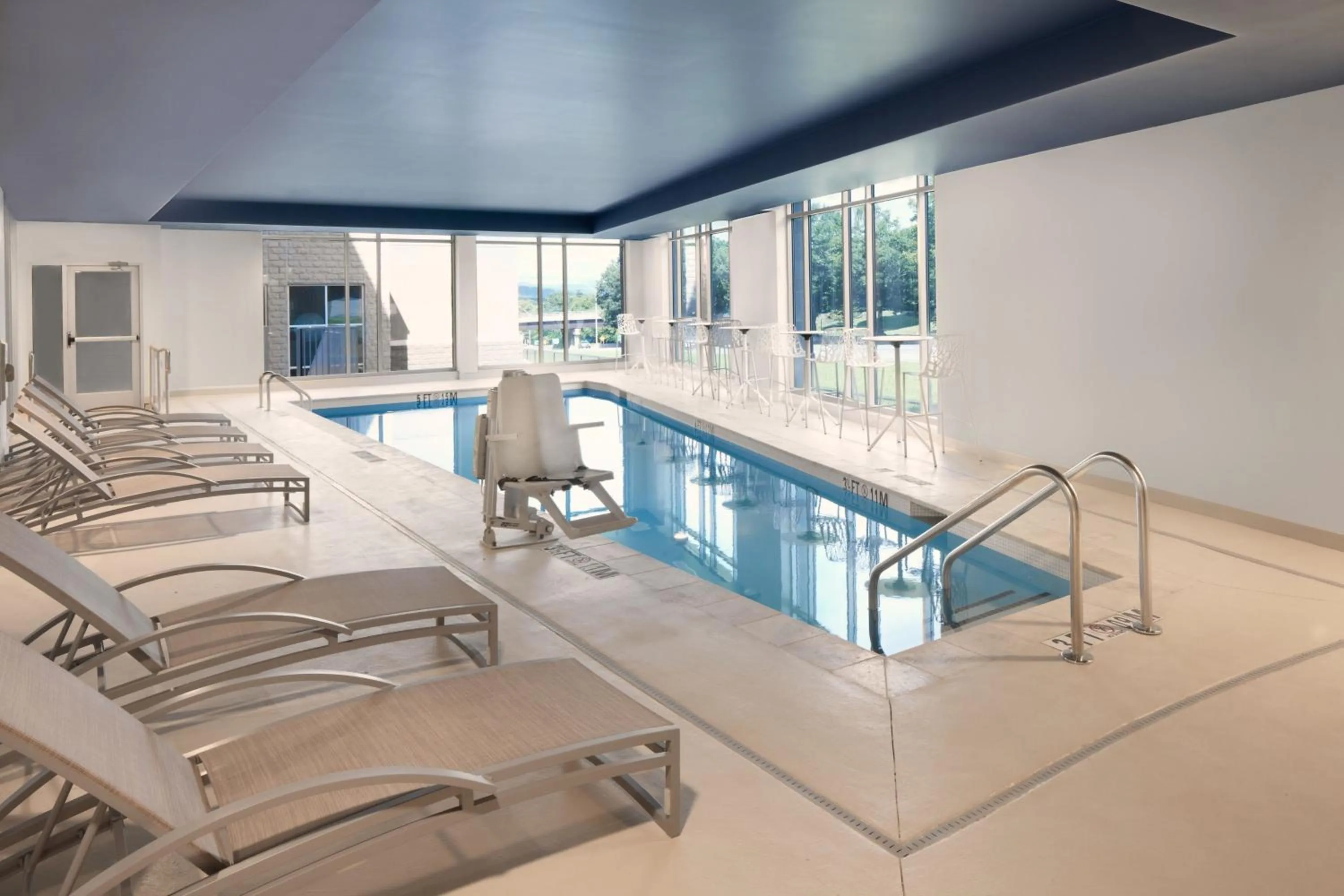 Swimming pool in Element Asheville Downtown