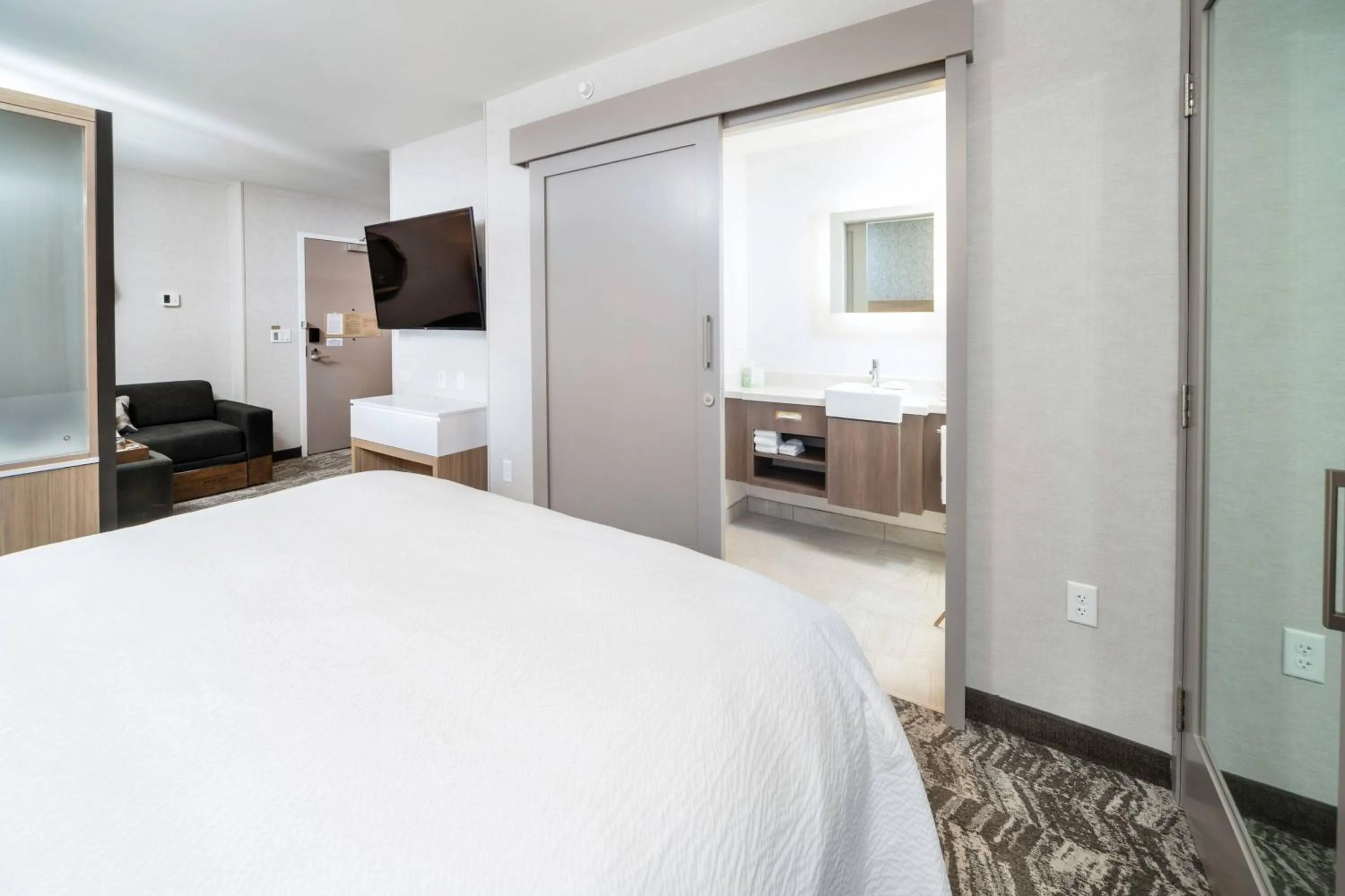 Photo of the whole room, Bed in SpringHill Suites Island Park Yellowstone