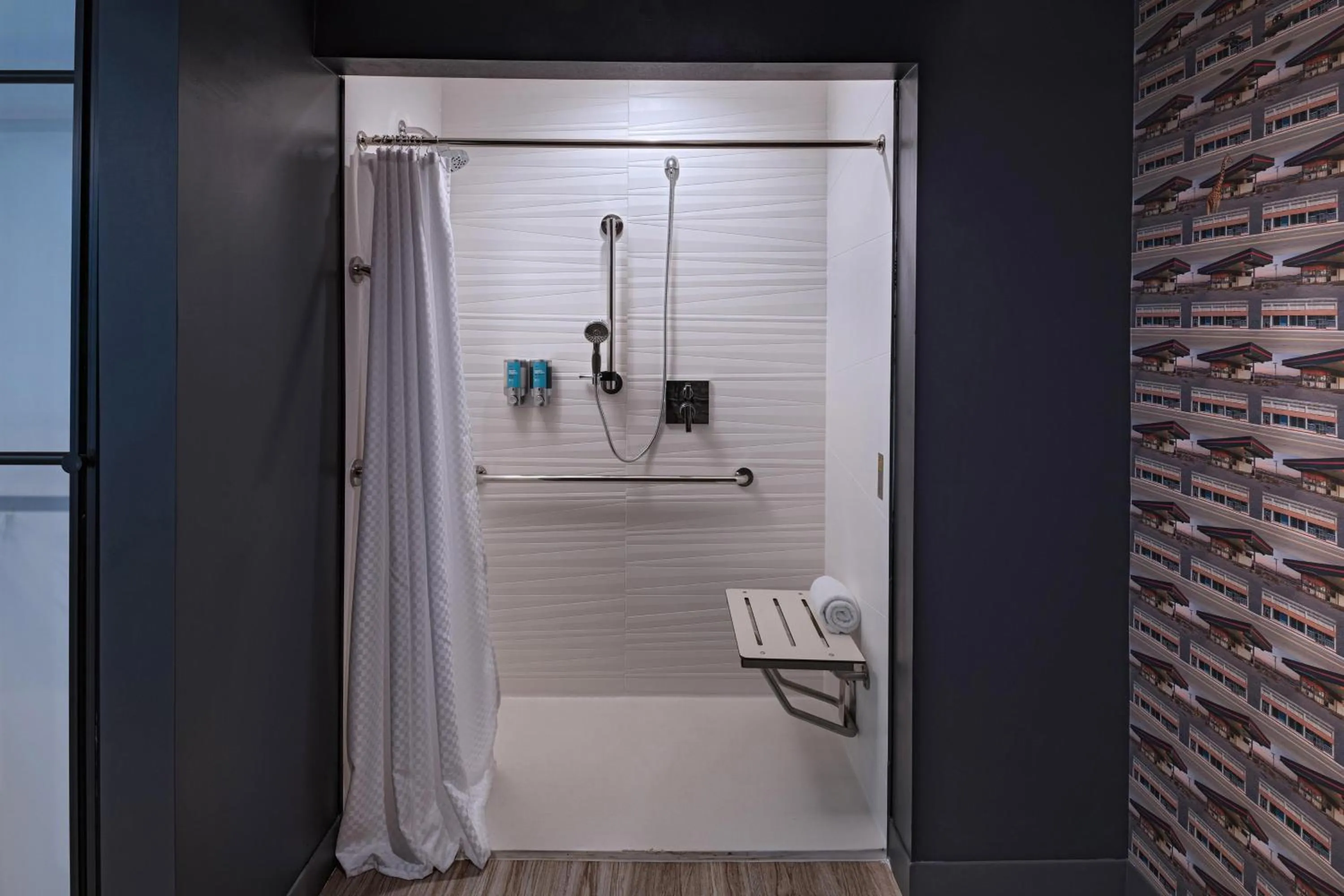 Bathroom in Aloft Little Rock West