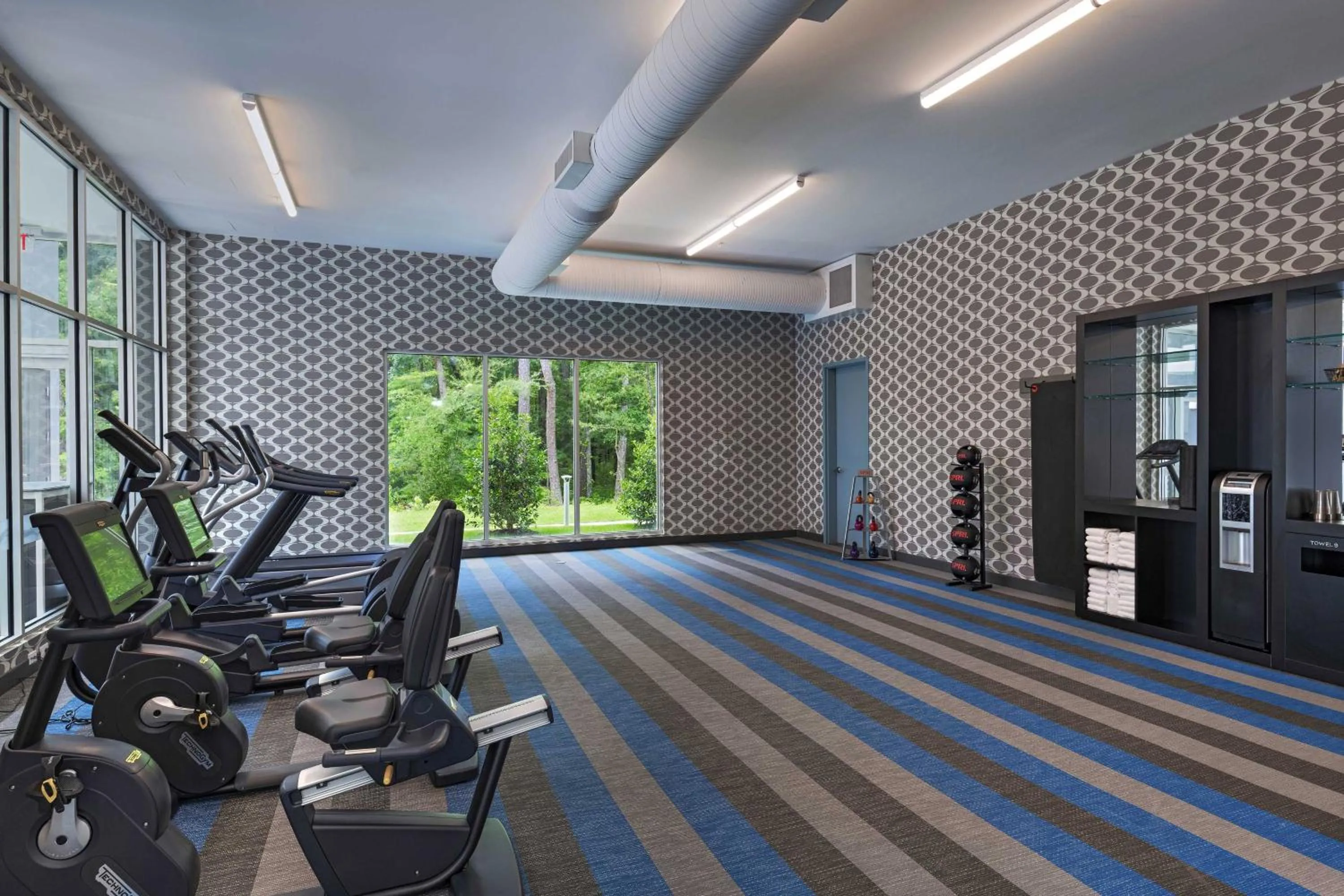 Fitness centre/facilities in Aloft Little Rock West