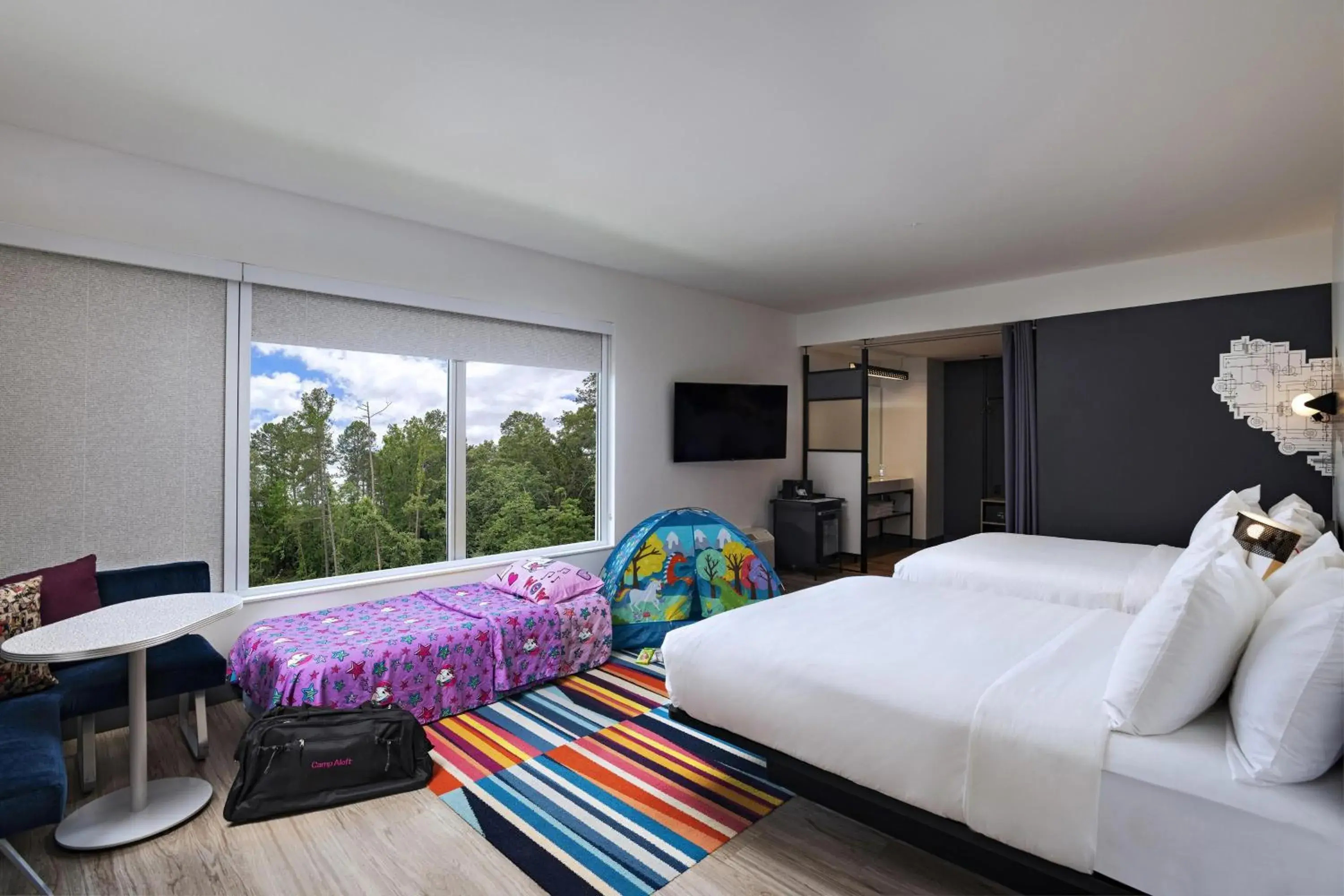 Queen Room with Two Queen Beds - Hearing Accessible in Aloft Little Rock West Queen Room with Two Queen Beds - Hearing Accessible in Aloft Little Rock West