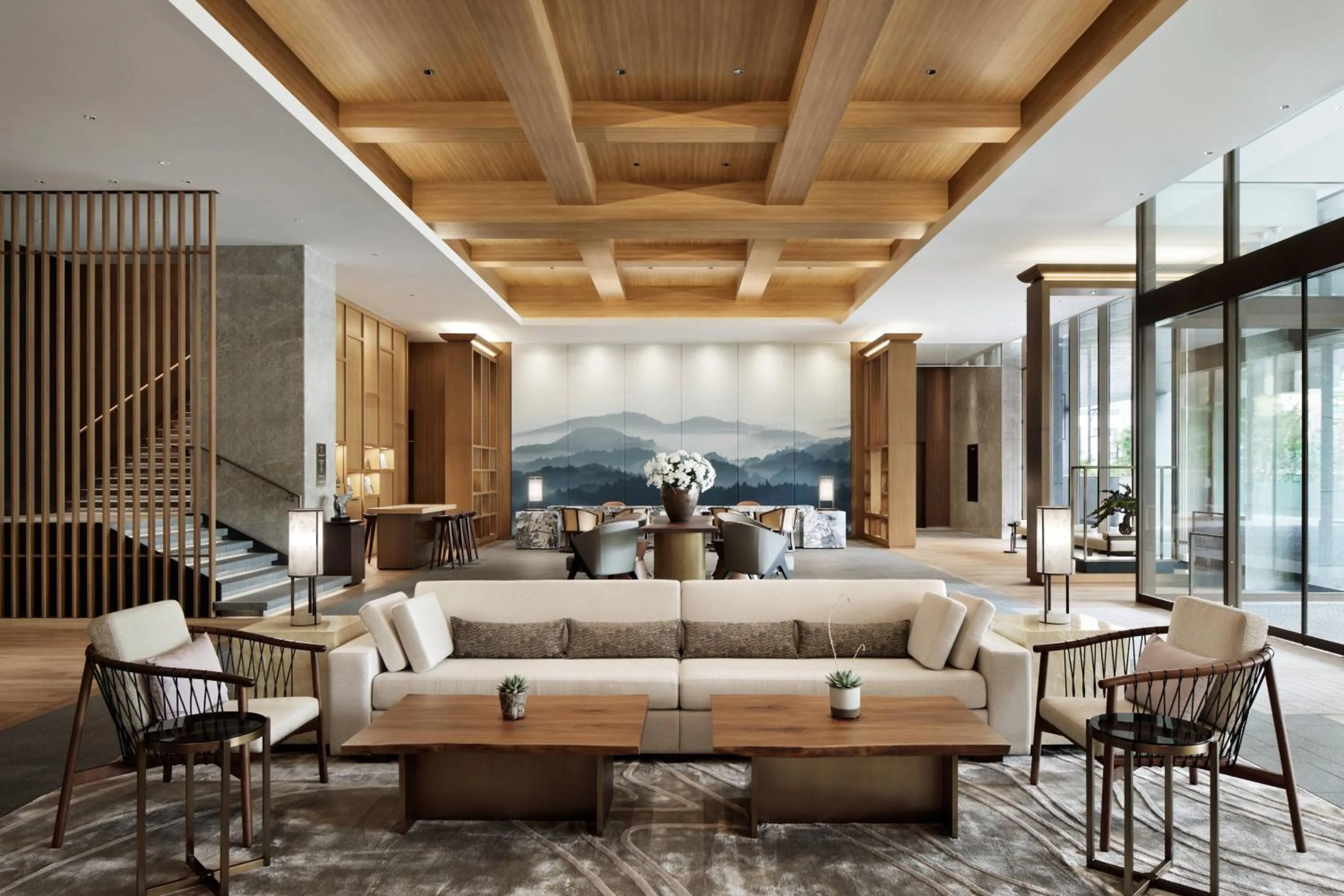 Lobby or reception in JW Marriott Hotel Nara