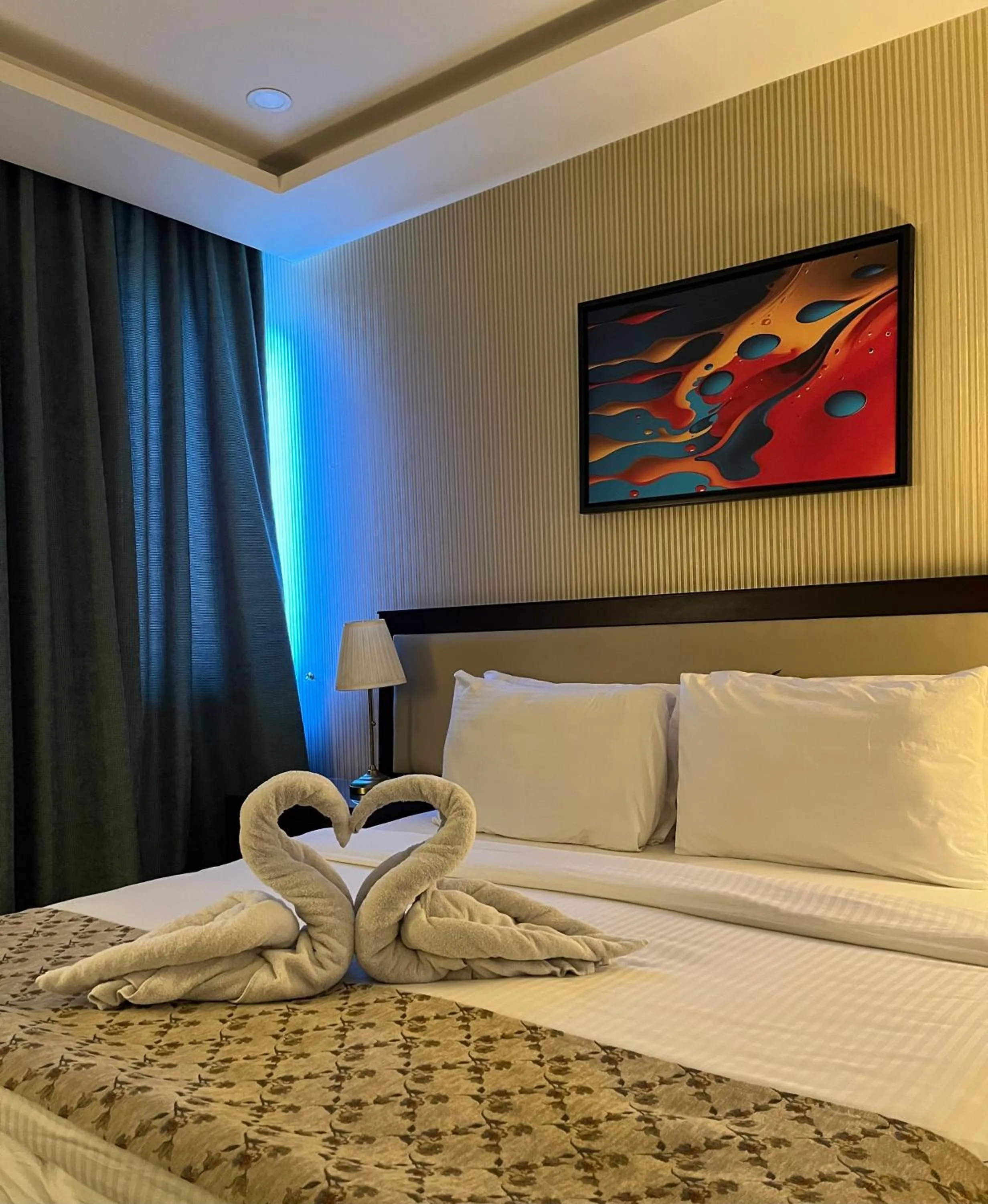 Bed in Strand Hotel Jordan