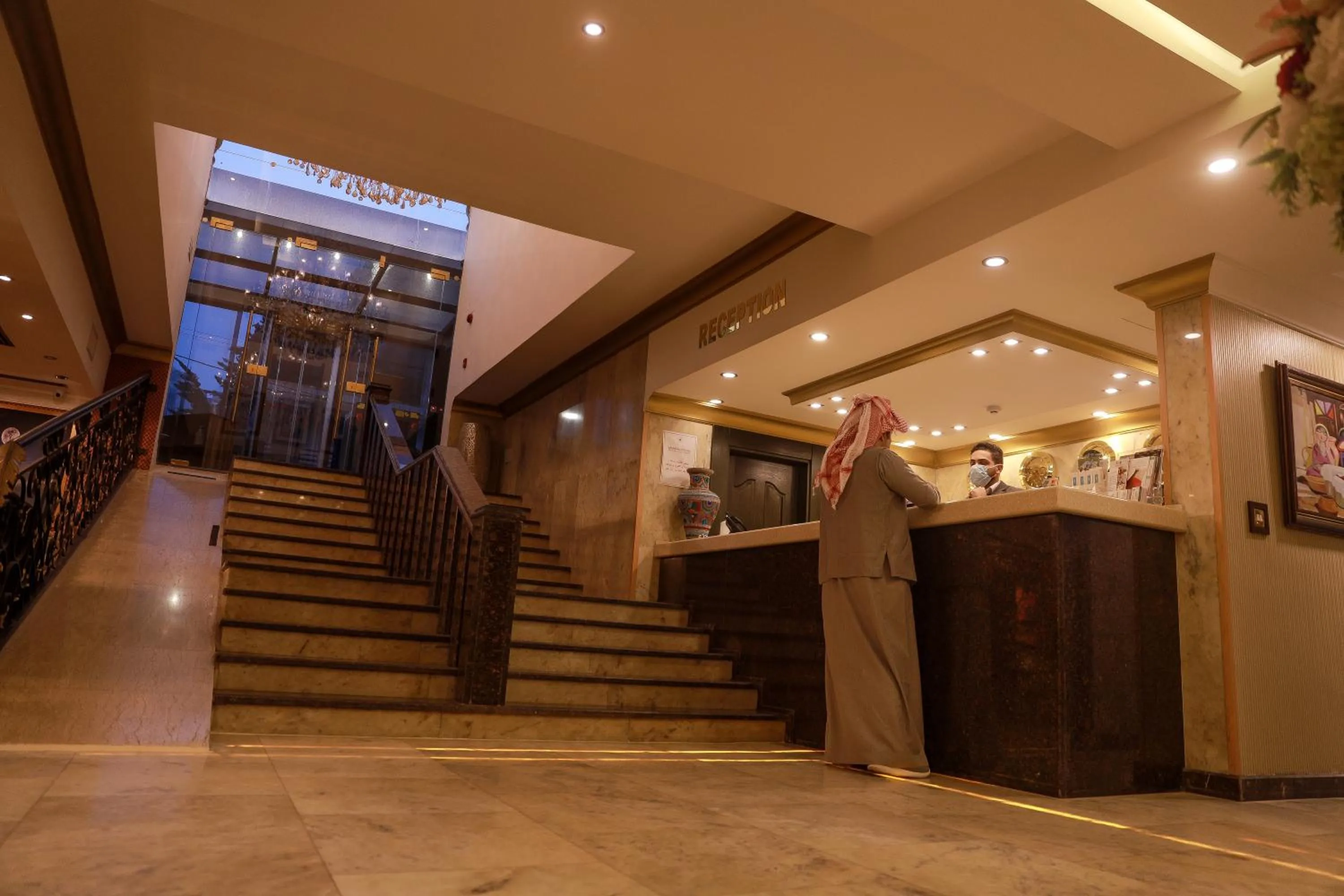 Staff in Strand Hotel Jordan