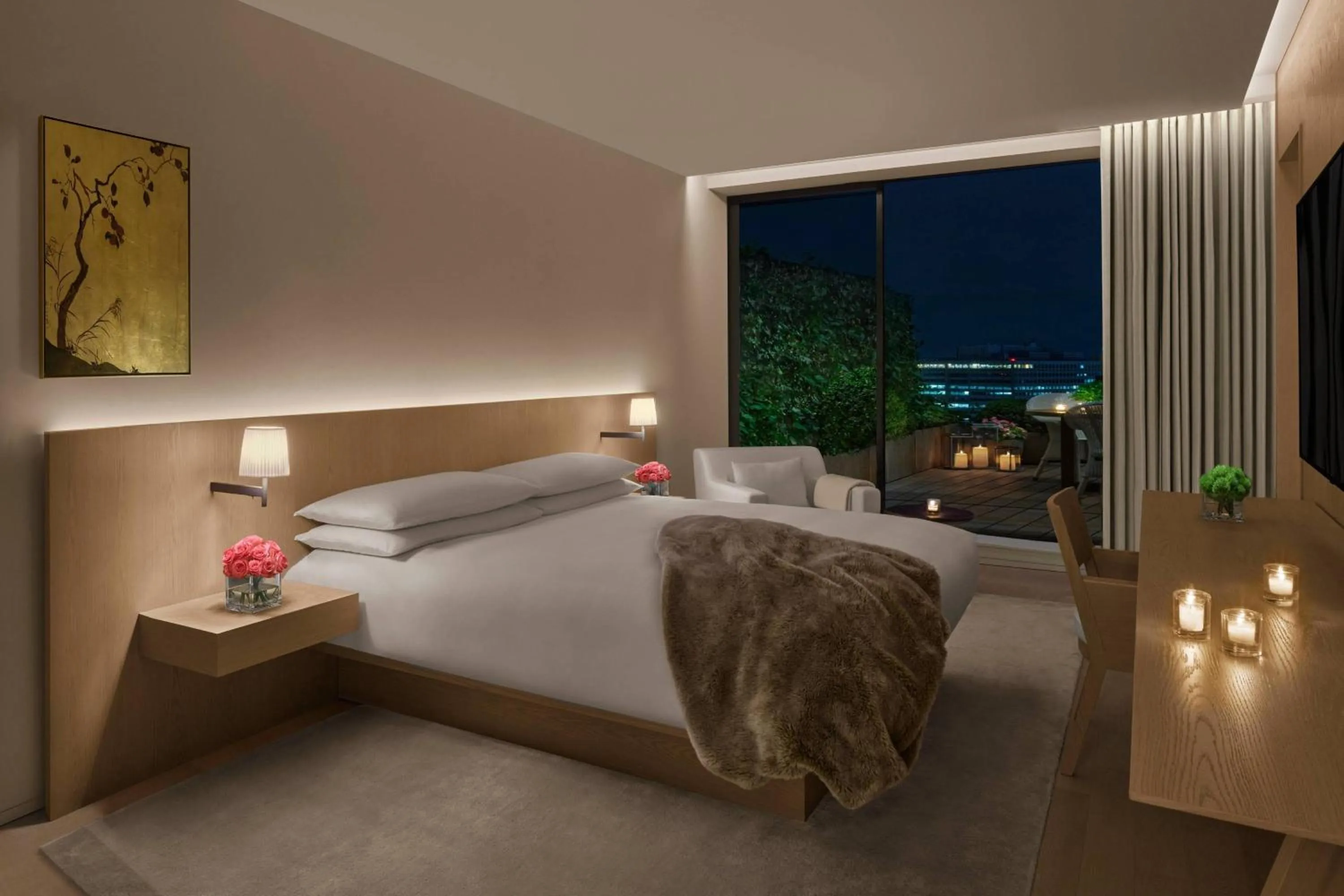 Bedroom, Bed in The Tokyo EDITION, Toranomon