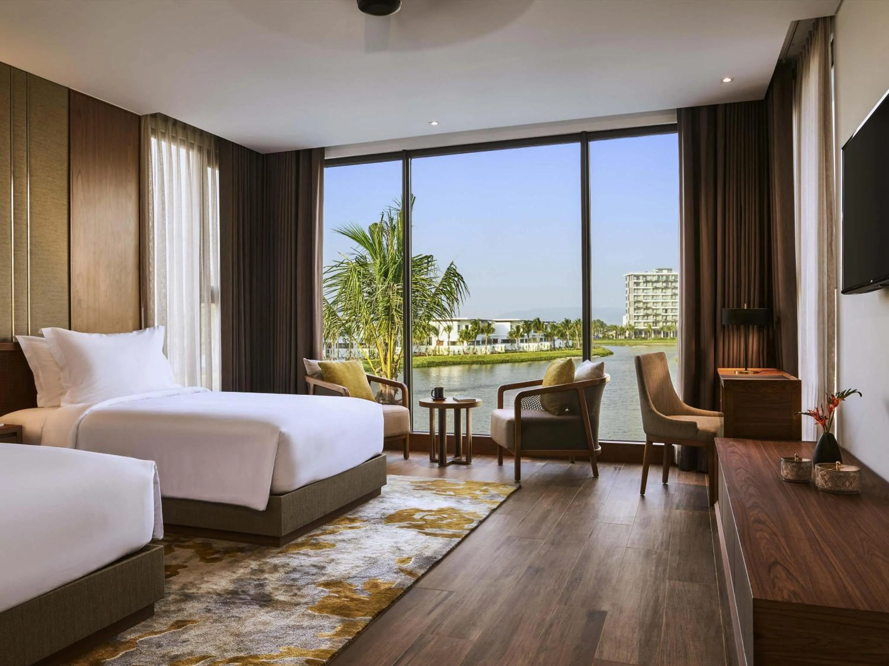 Bedroom, Bed in Mövenpick Villas & Residences Phu Quoc