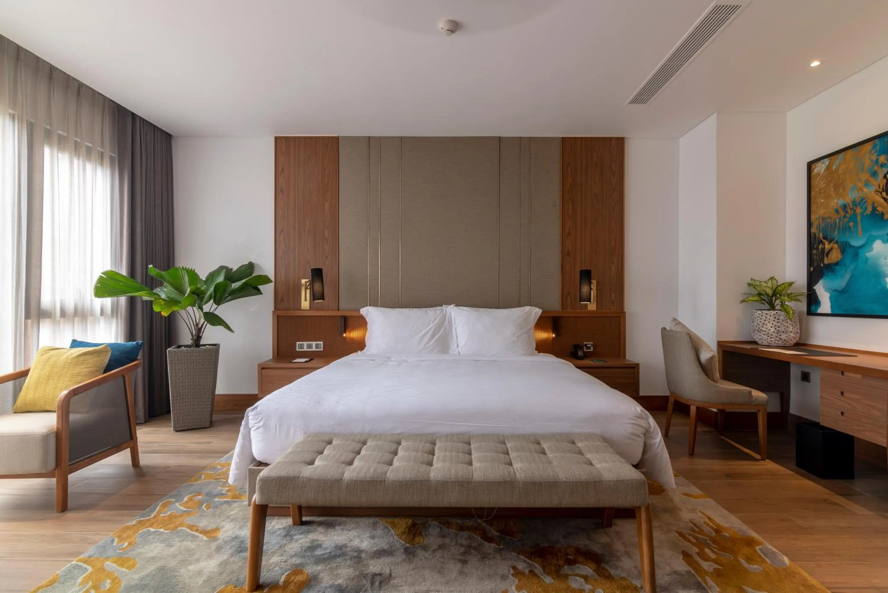 Bedroom, Bed in Mövenpick Villas & Residences Phu Quoc