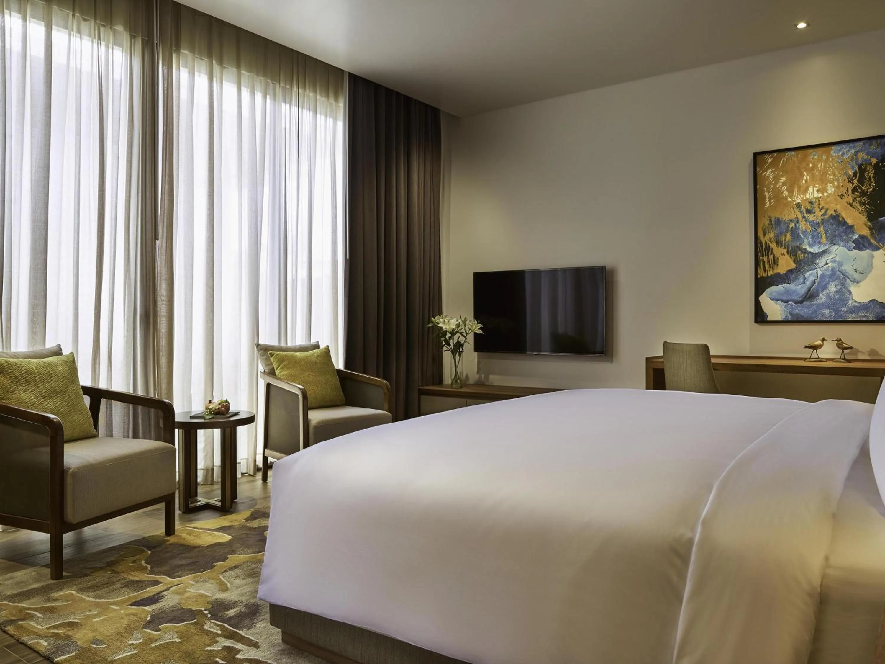 Bedroom, Bed in Mövenpick Villas & Residences Phu Quoc