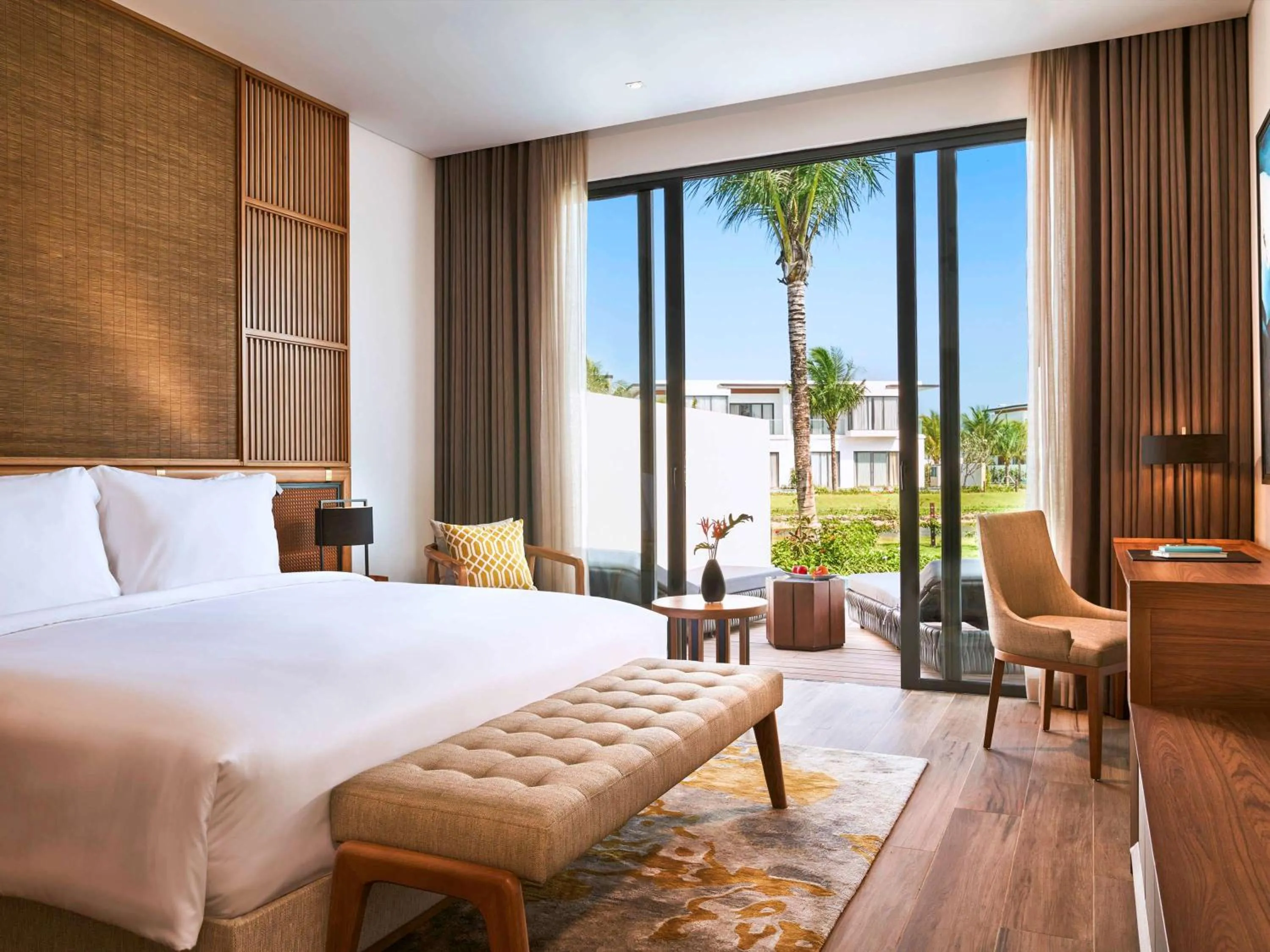 Bedroom, Bed in Mövenpick Villas & Residences Phu Quoc