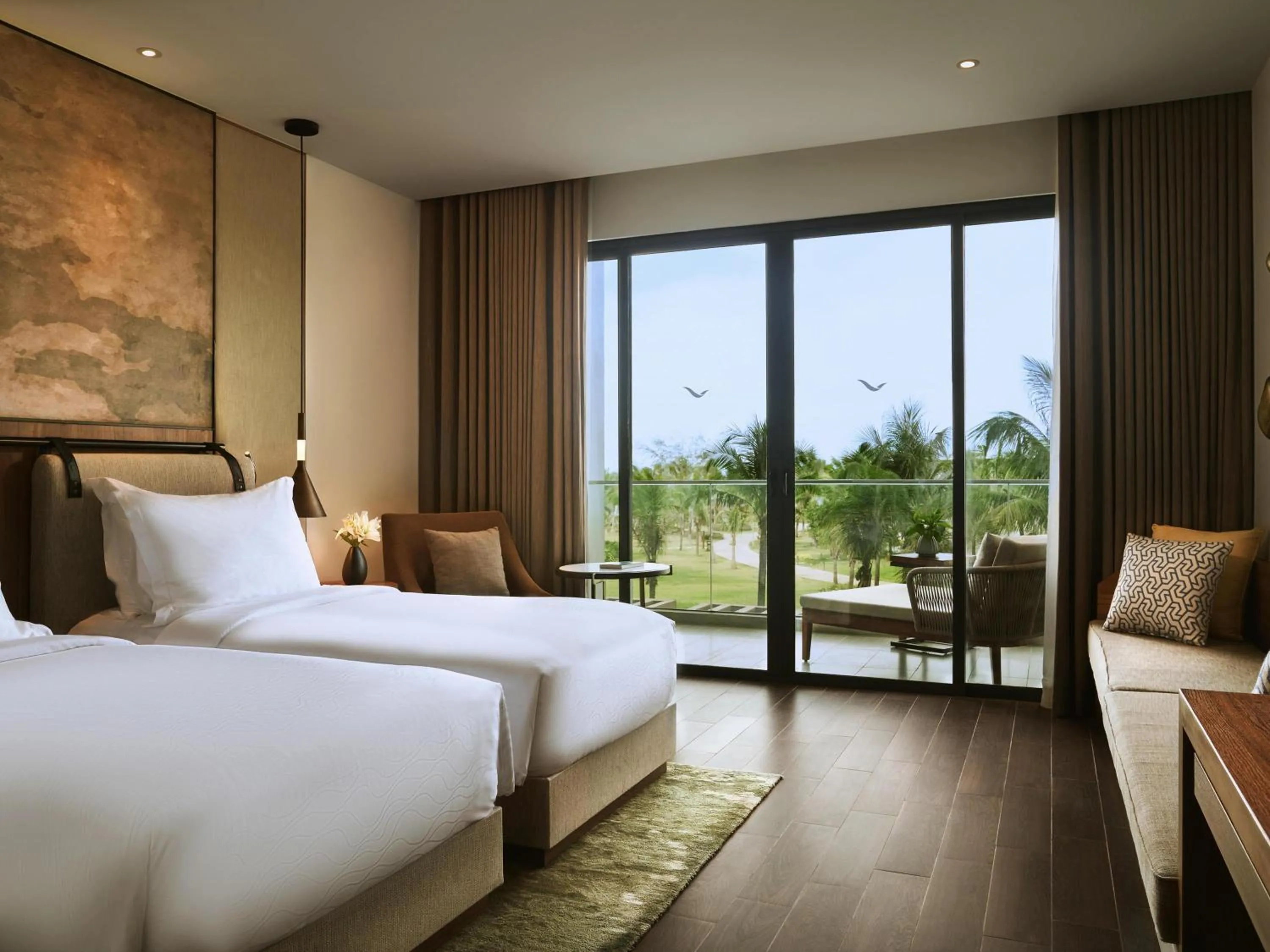 Bedroom, Bed in Mövenpick Resort Waverly Phu Quoc