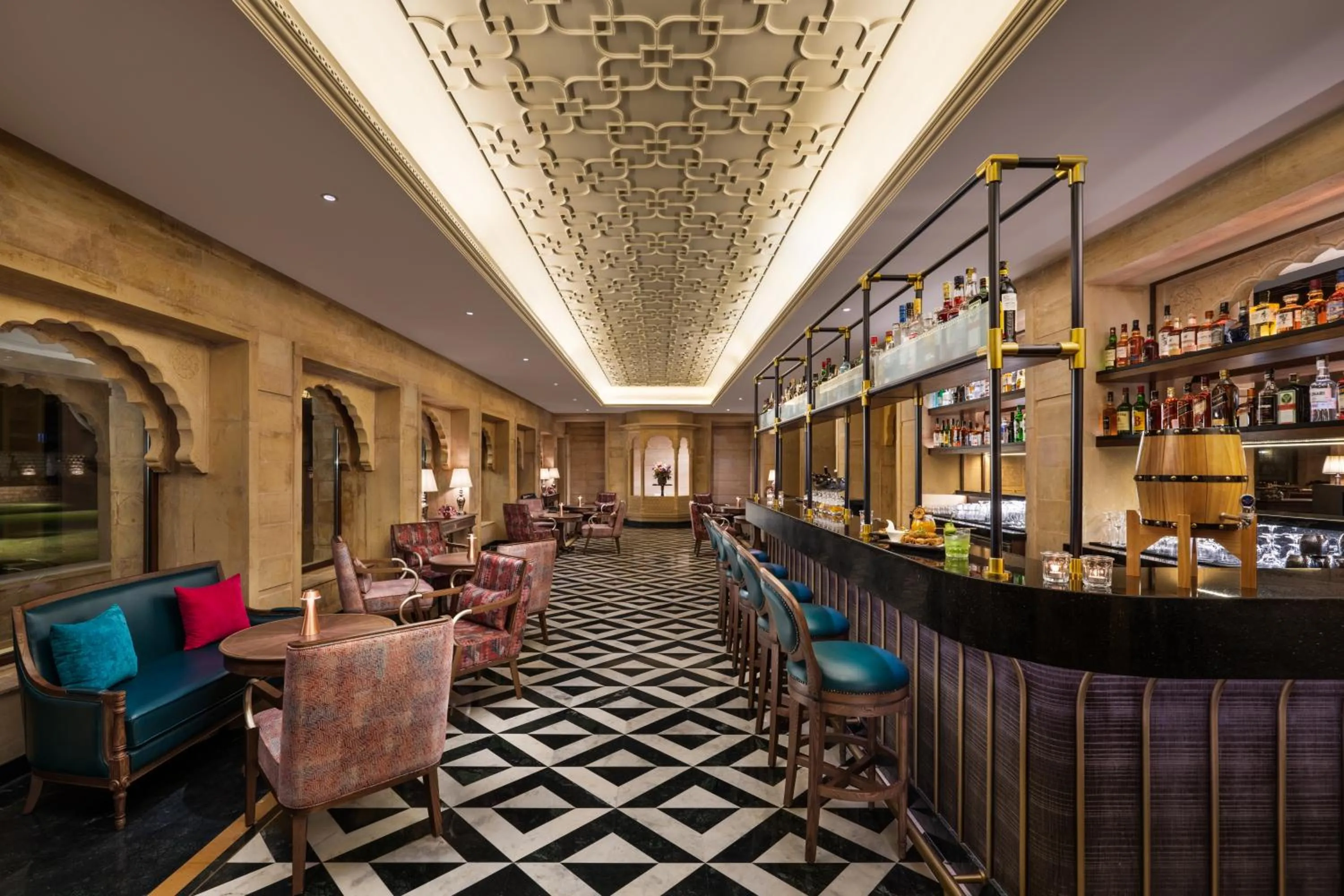 Lounge or bar in Taj Gorbandh Palace, Jaisalmer