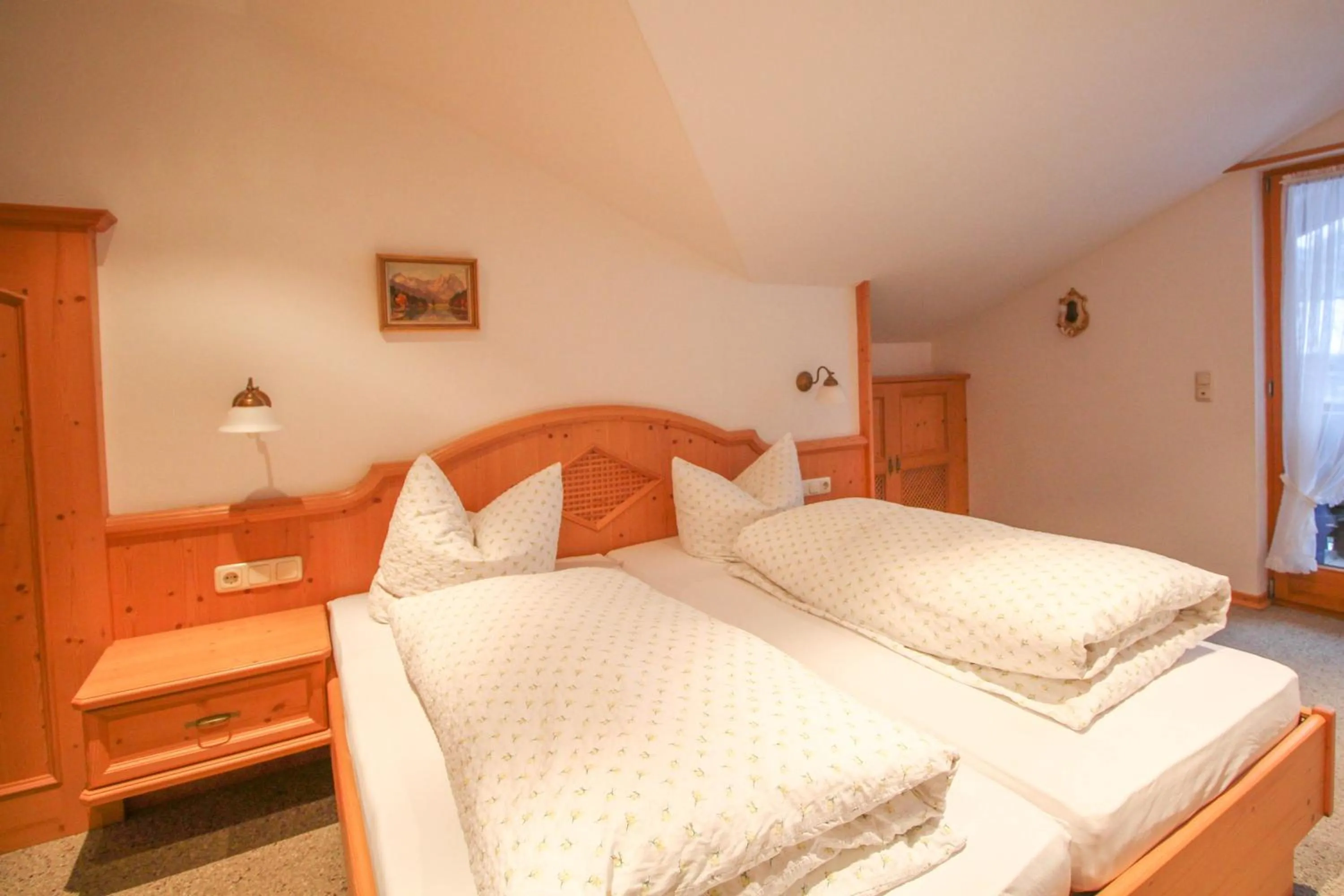 Bed in Apartments- und Ferienhaus Anton