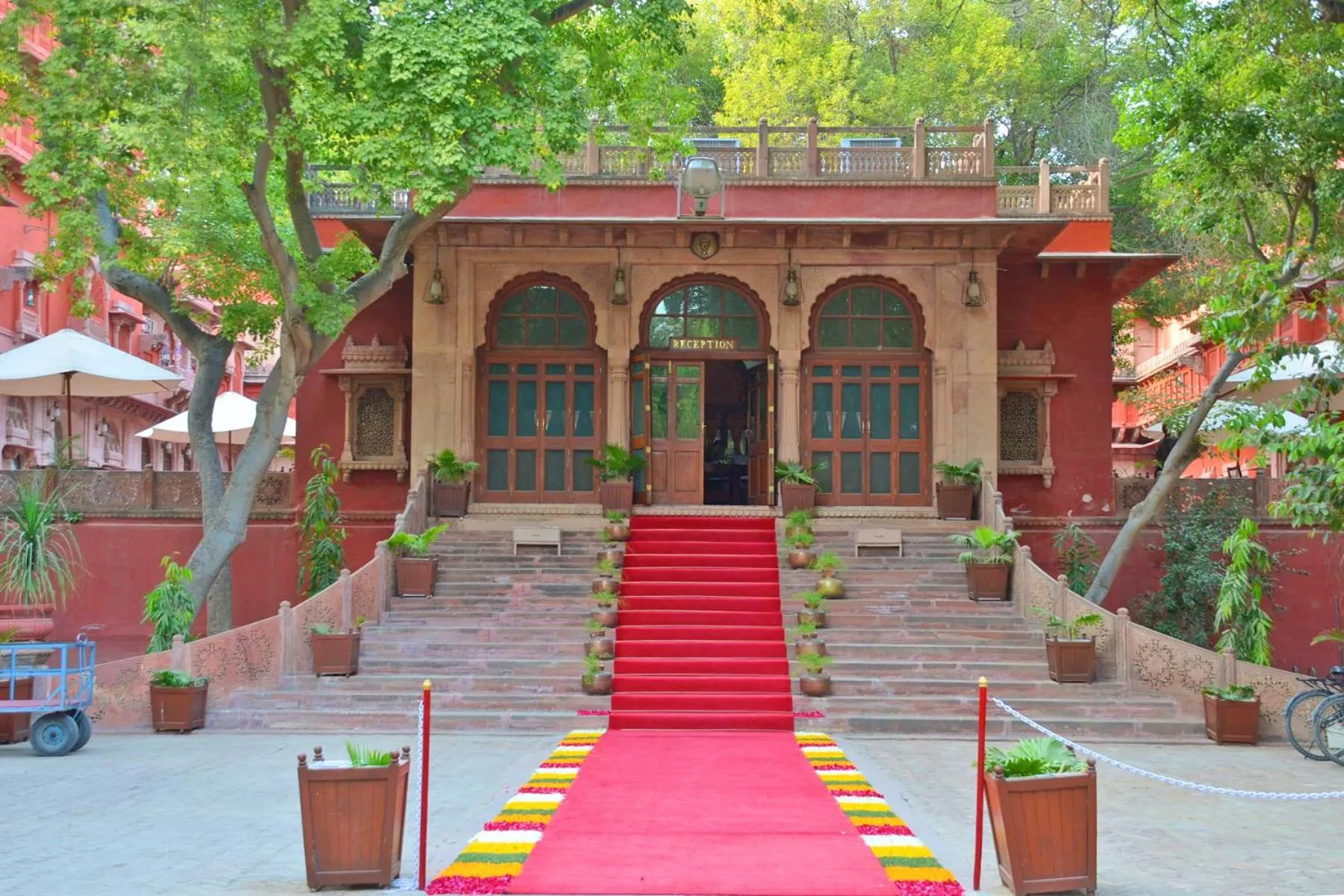 Facade/entrance in Gajner Palace-Heritage by HRH Group of Hotels
