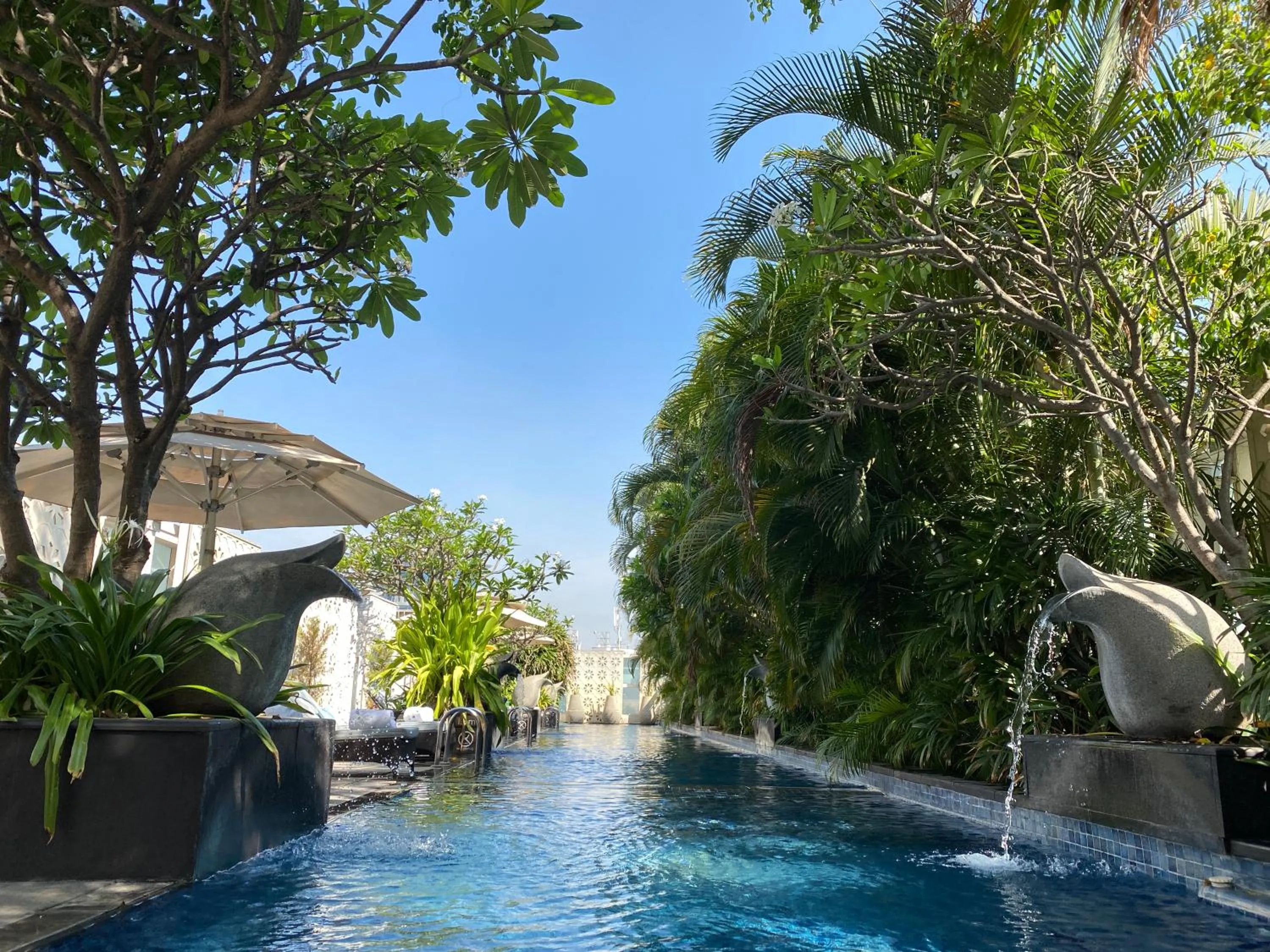 Swimming pool in The Ritz-Carlton, Bangalore