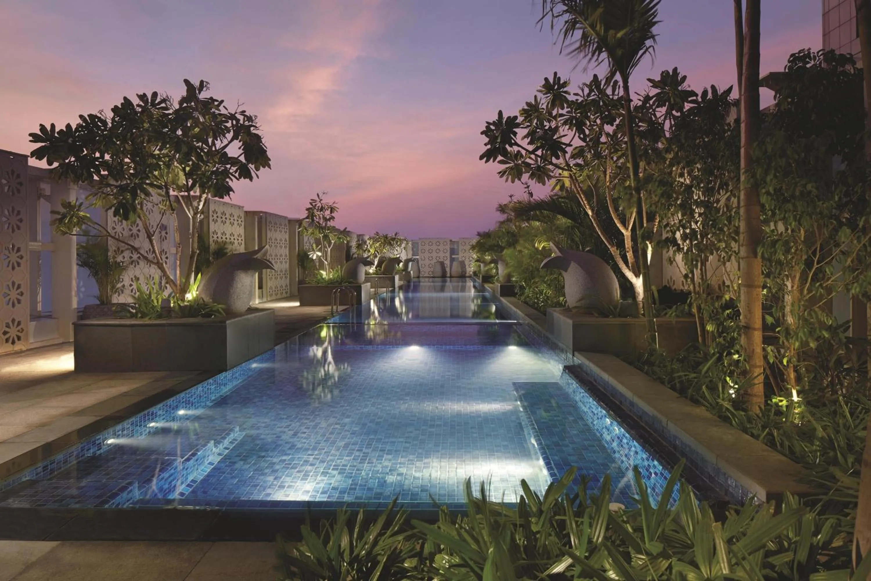 Swimming pool in The Ritz-Carlton, Bangalore