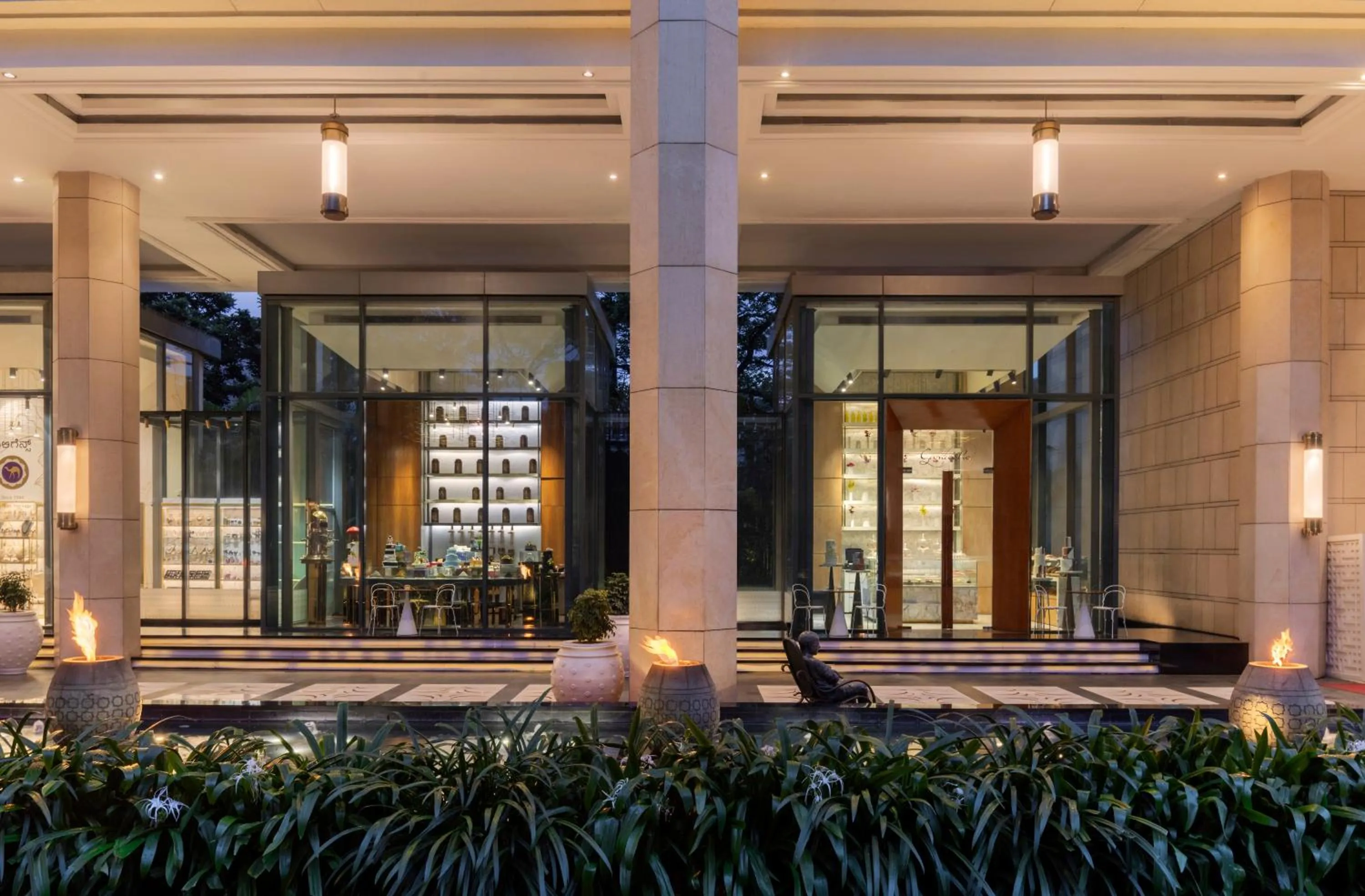 Facade/entrance in The Ritz-Carlton, Bangalore