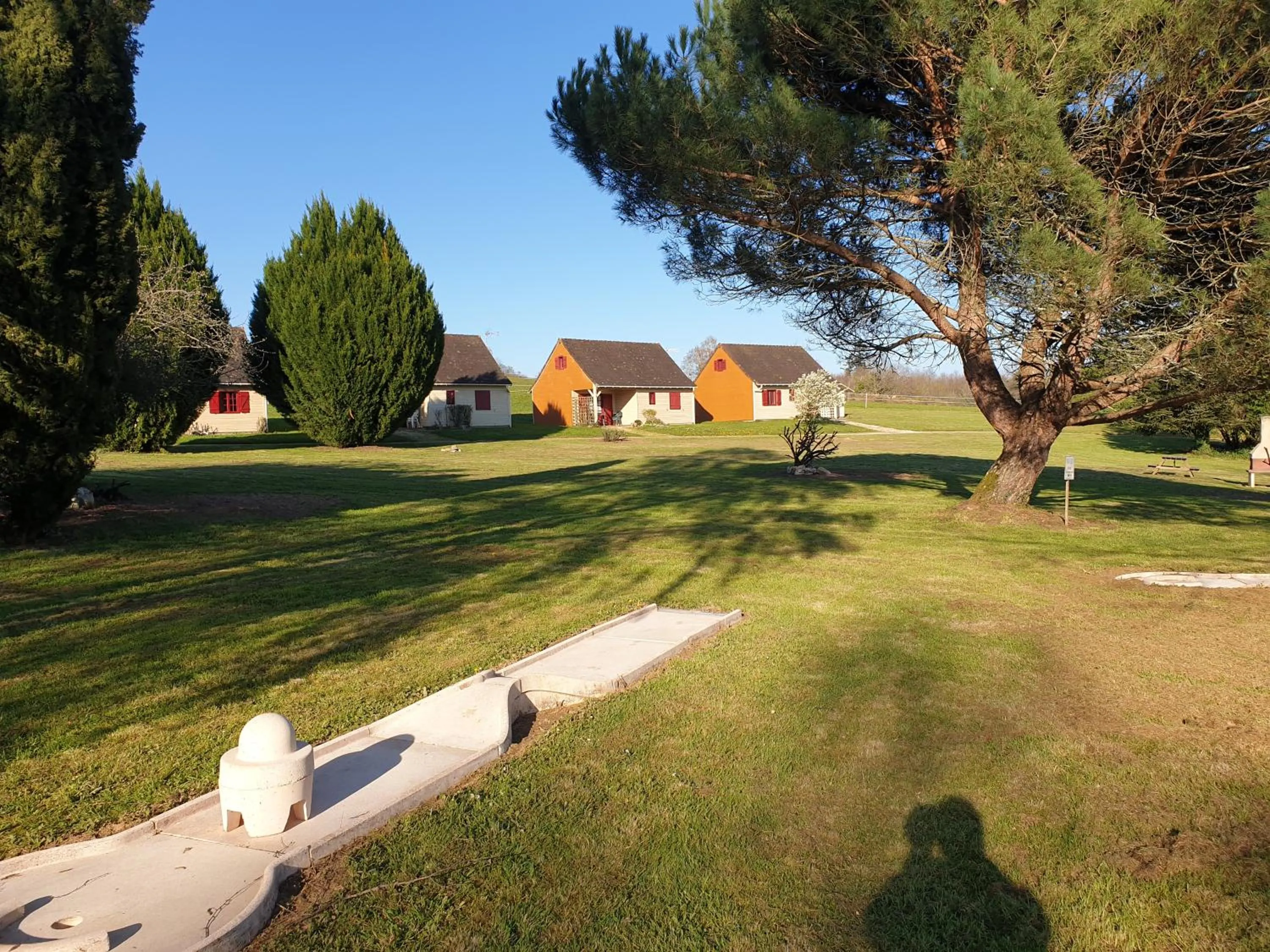 Minigolf in Domaine de Vaulatour.