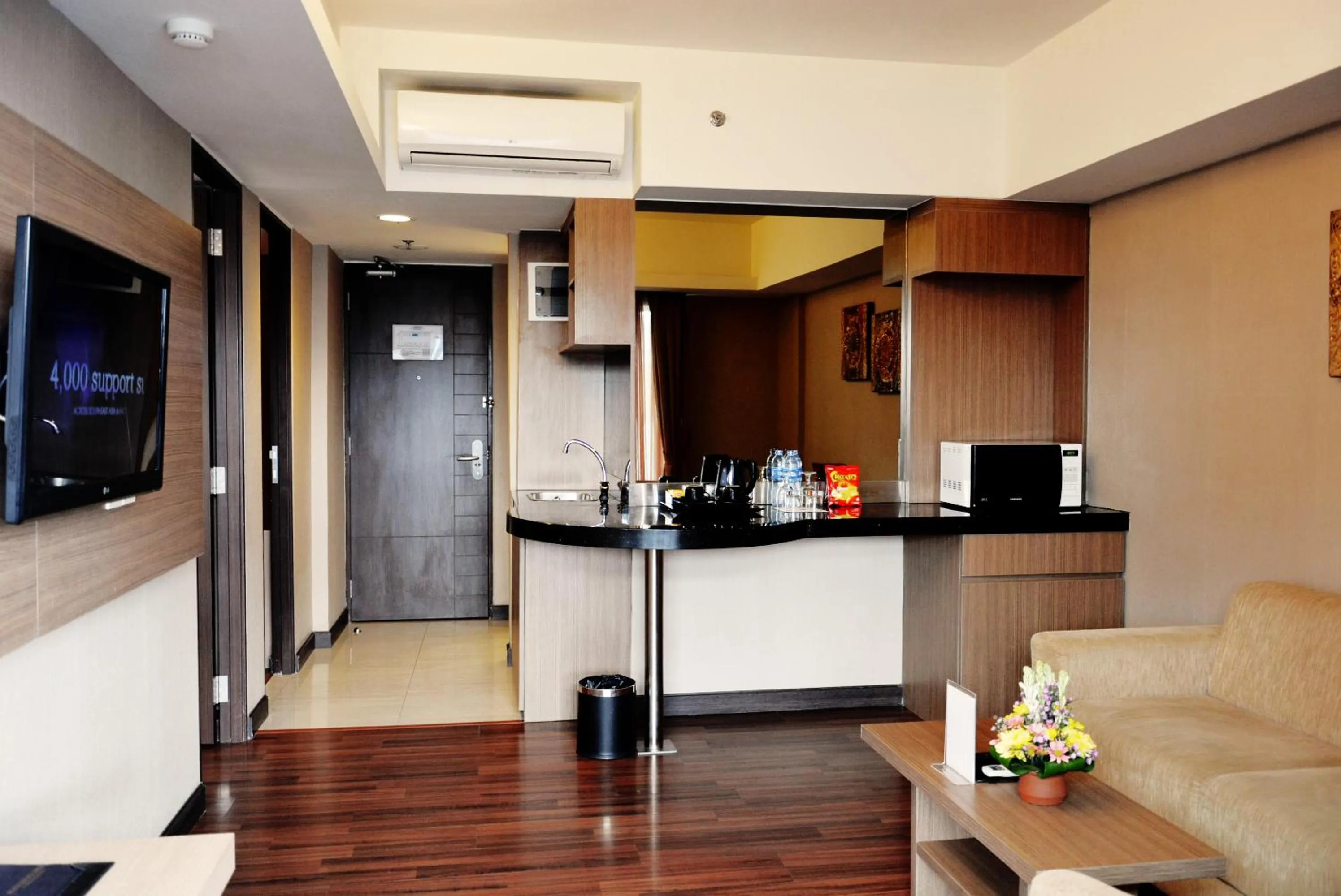 Kitchen or kitchenette in Ramada by Wyndham Bali Sunset Road Kuta