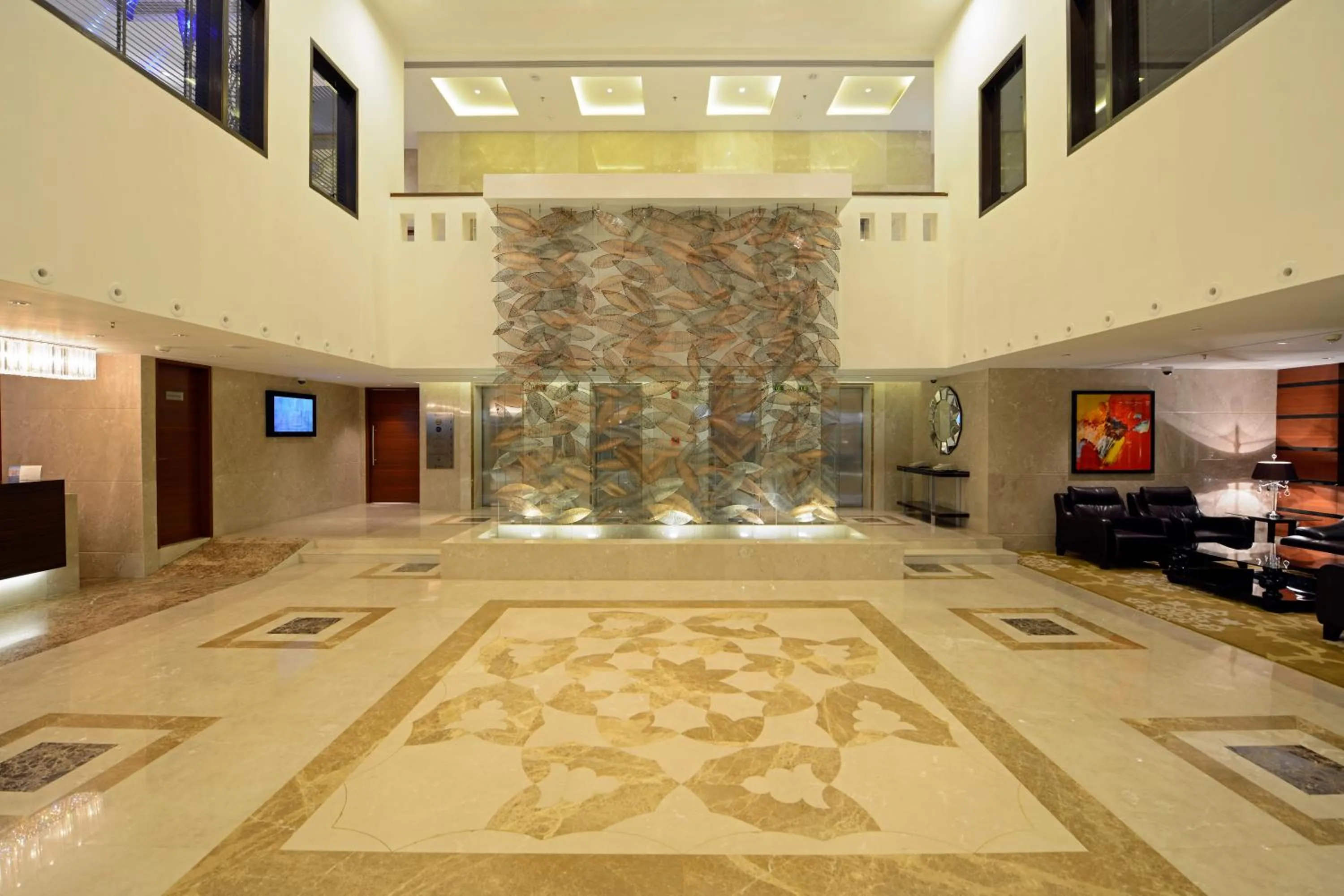 Lobby or reception in Radisson Blu Hotel Ahmedabad