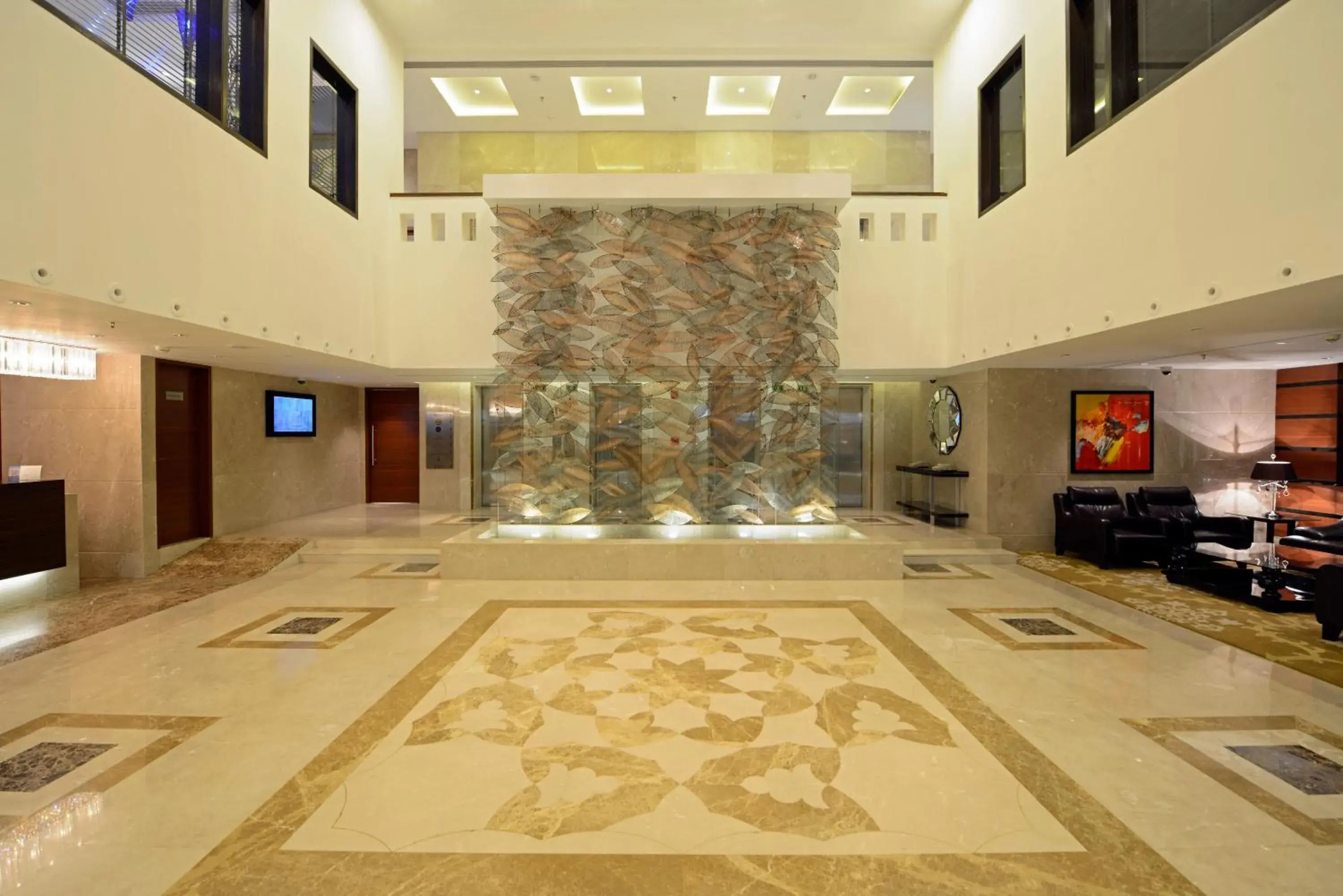 Lobby or reception in Radisson Blu Hotel Ahmedabad Lobby or reception in Radisson Blu Hotel Ahmedabad