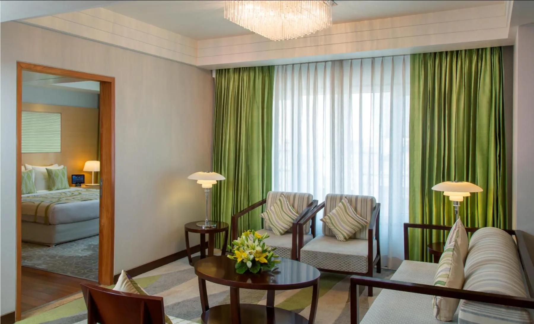 On site, Bed in Radisson Blu Hotel Ahmedabad