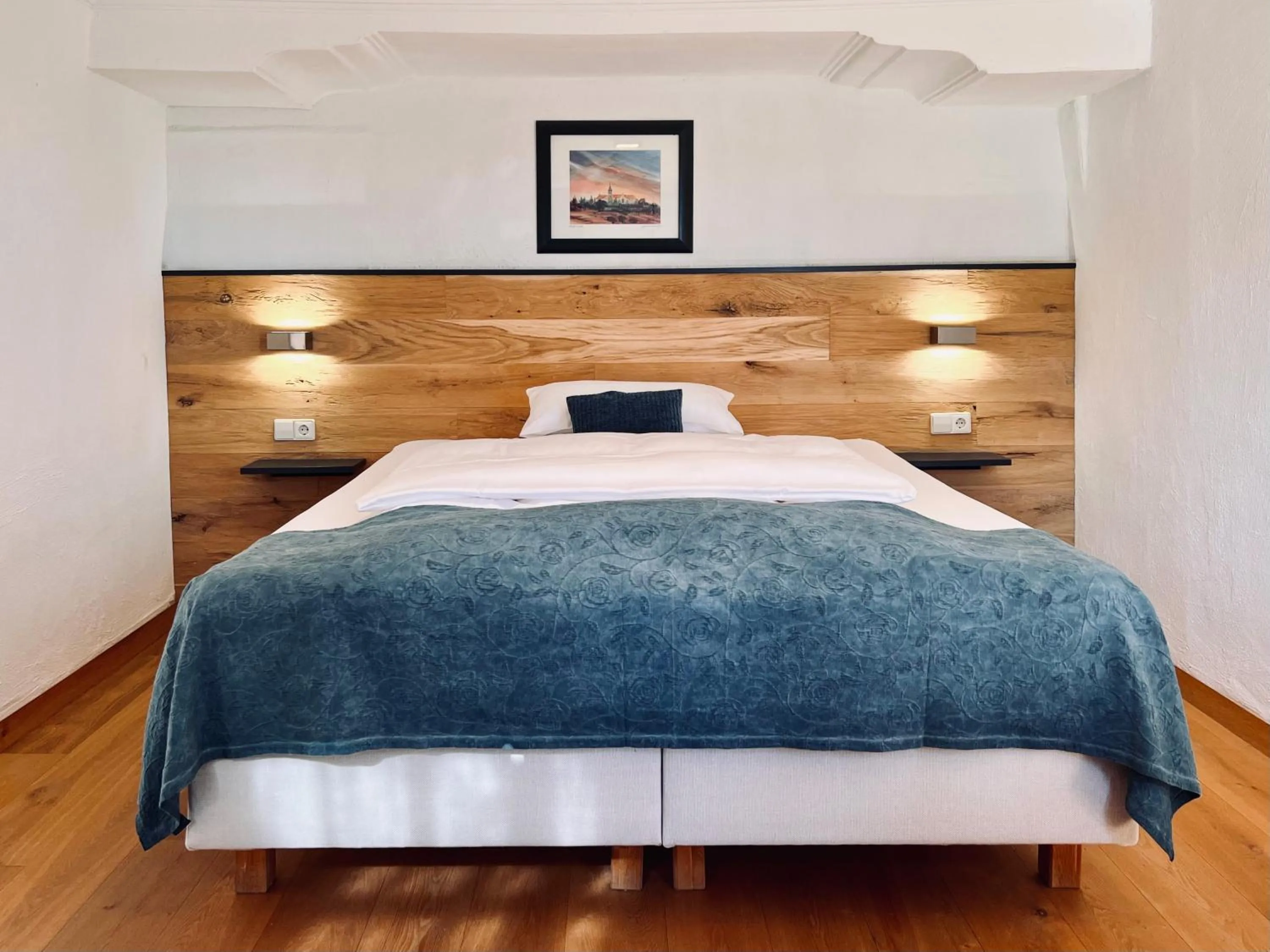 Property building, Bed in Gasthof Wäscherschloss