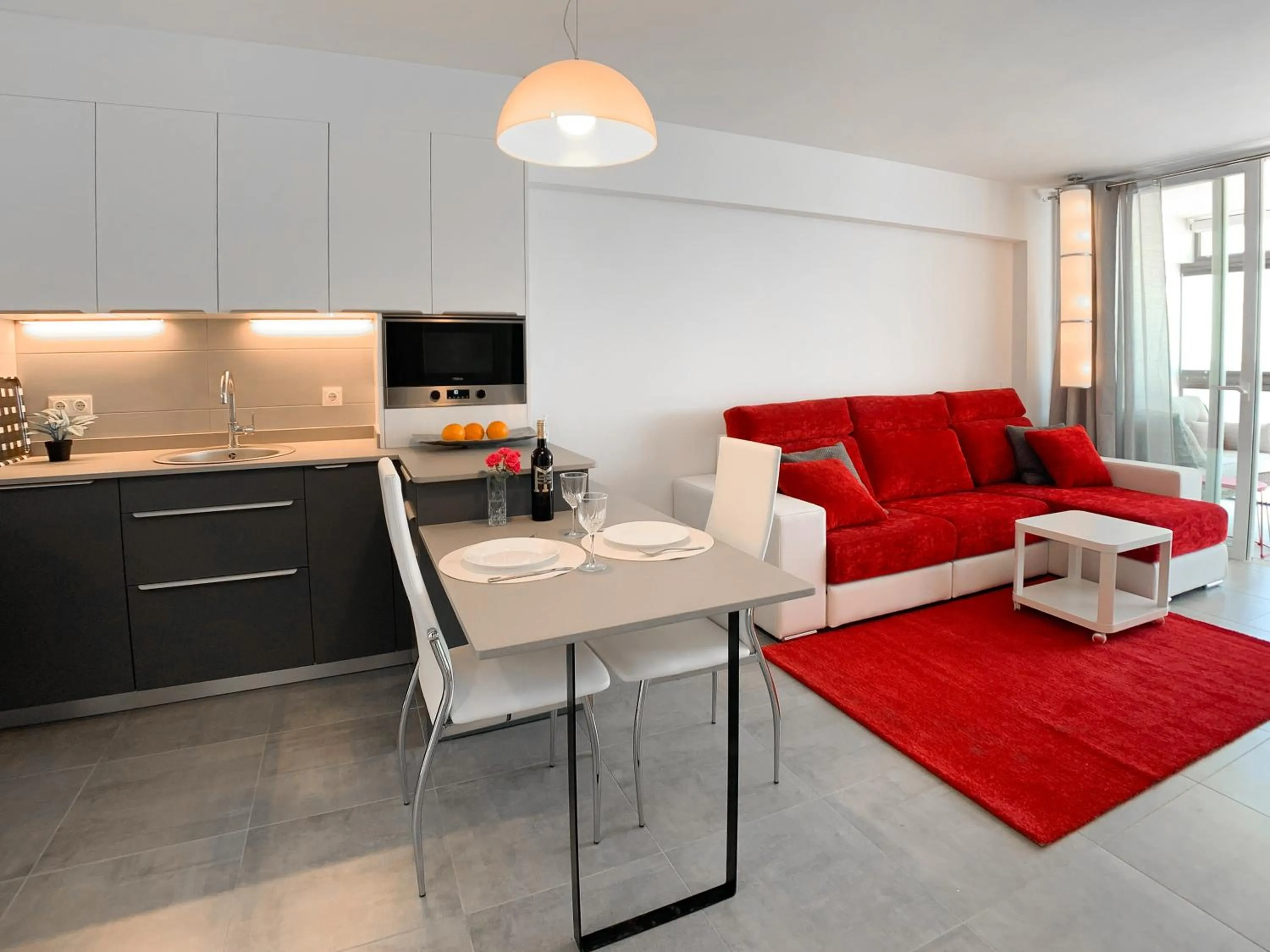 Kitchen or kitchenette in Clubrent - Edf CalpeMar, planta 8, primera linea