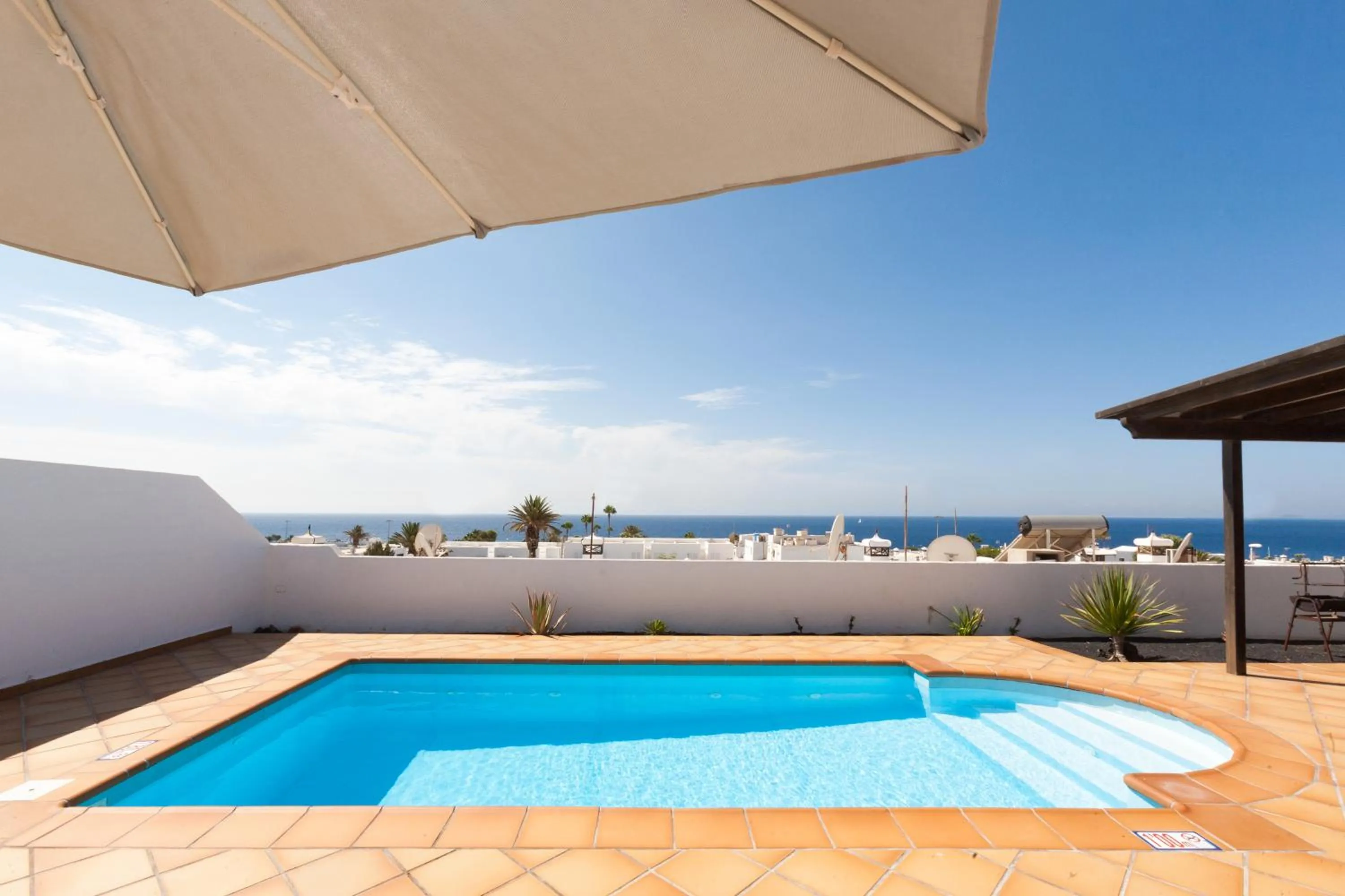2 bedroom villa 'The Bungalow' with private heated pool.