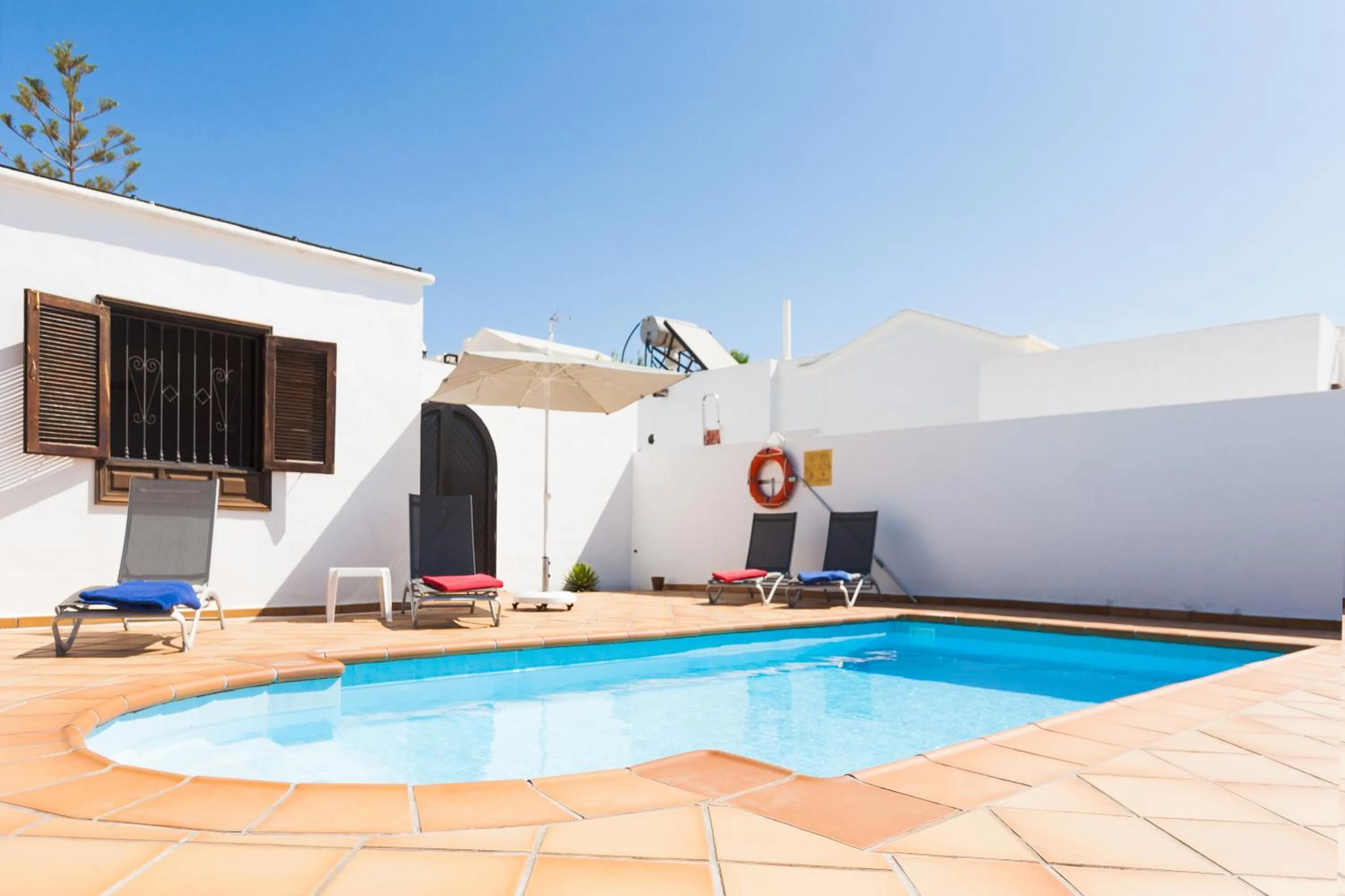 2 bedroom villa 'The Bungalow' with private heated pool.