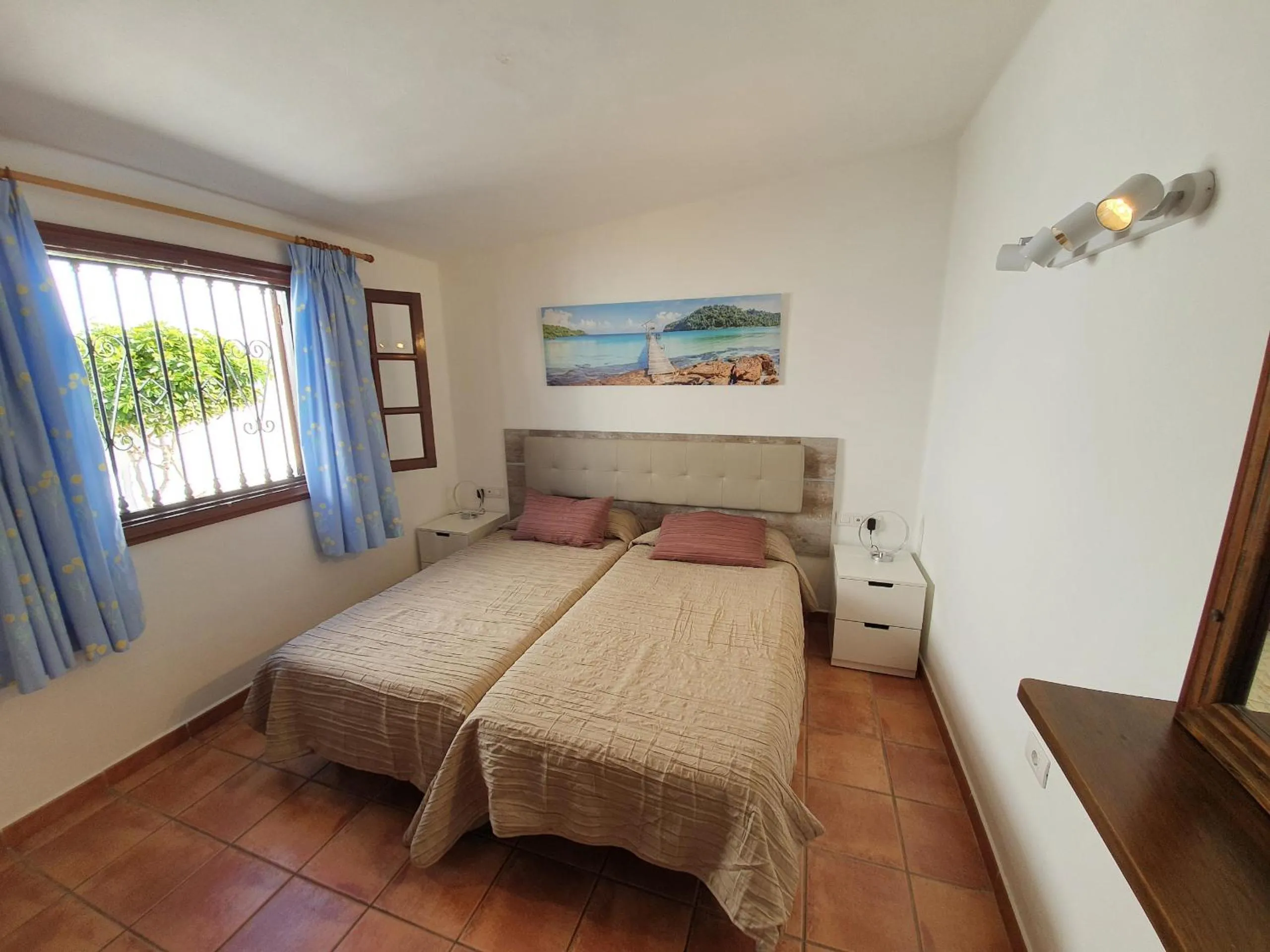 2 bedroom villa 'The Bungalow' with private heated pool.