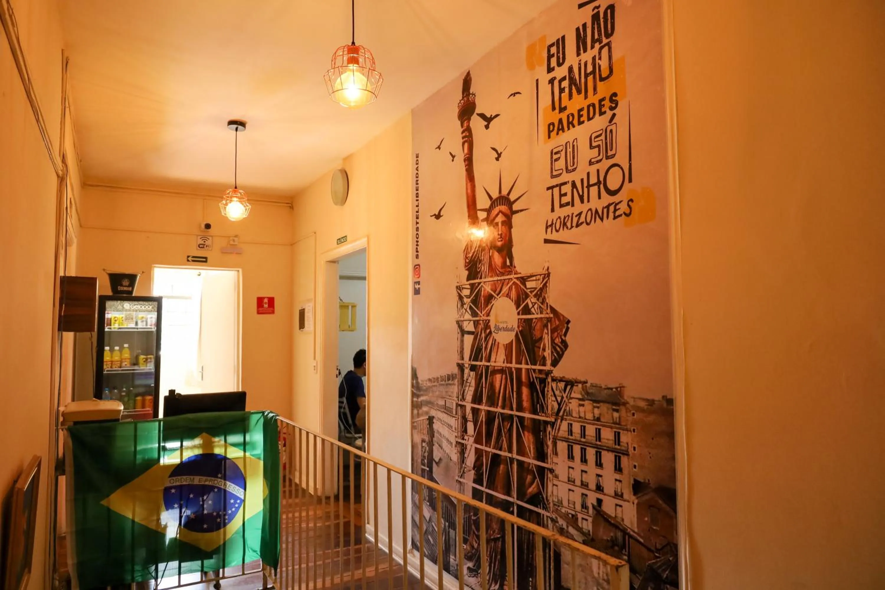 Lobby or reception in Hostel Liberdade