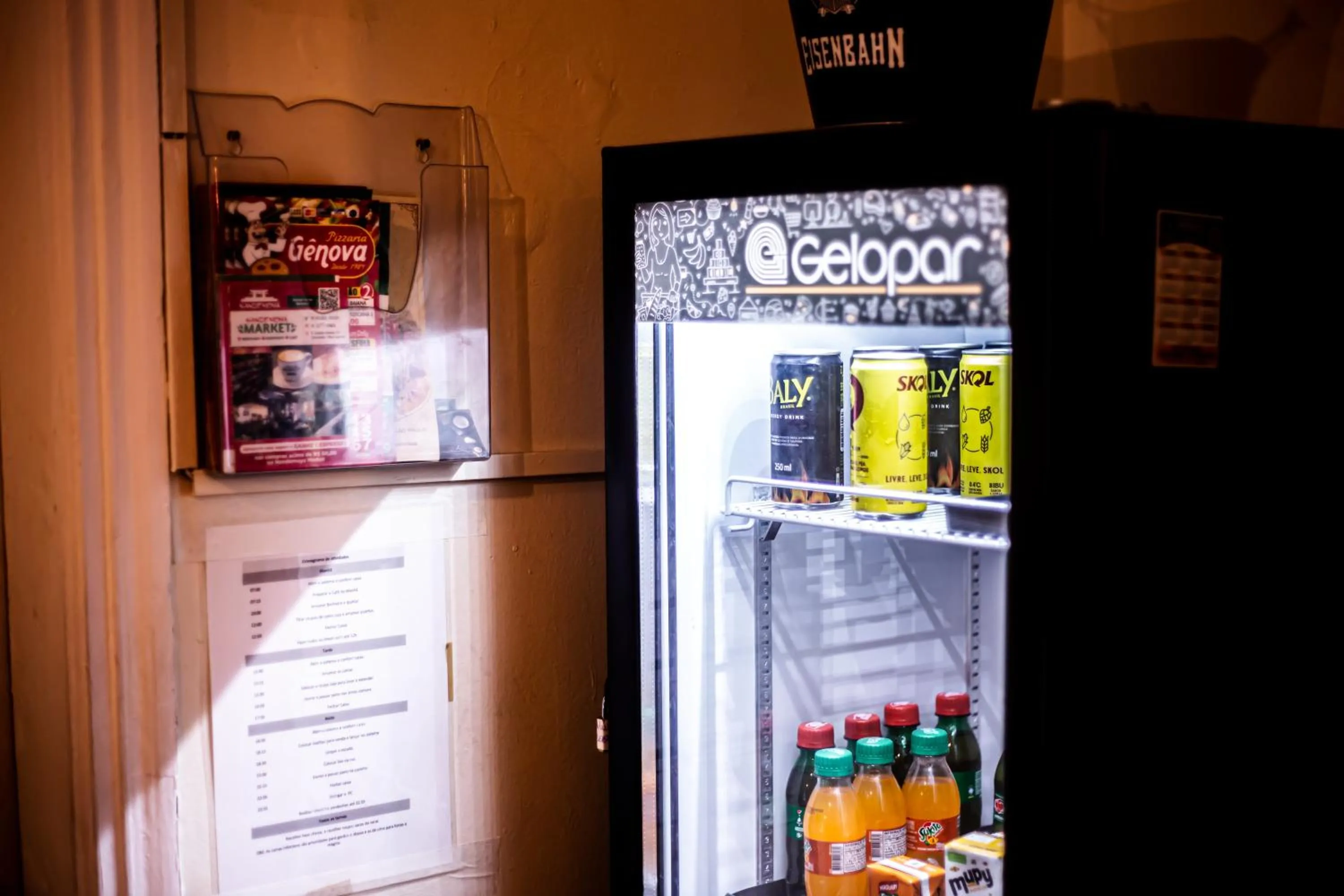 Food and drinks in Hostel Liberdade