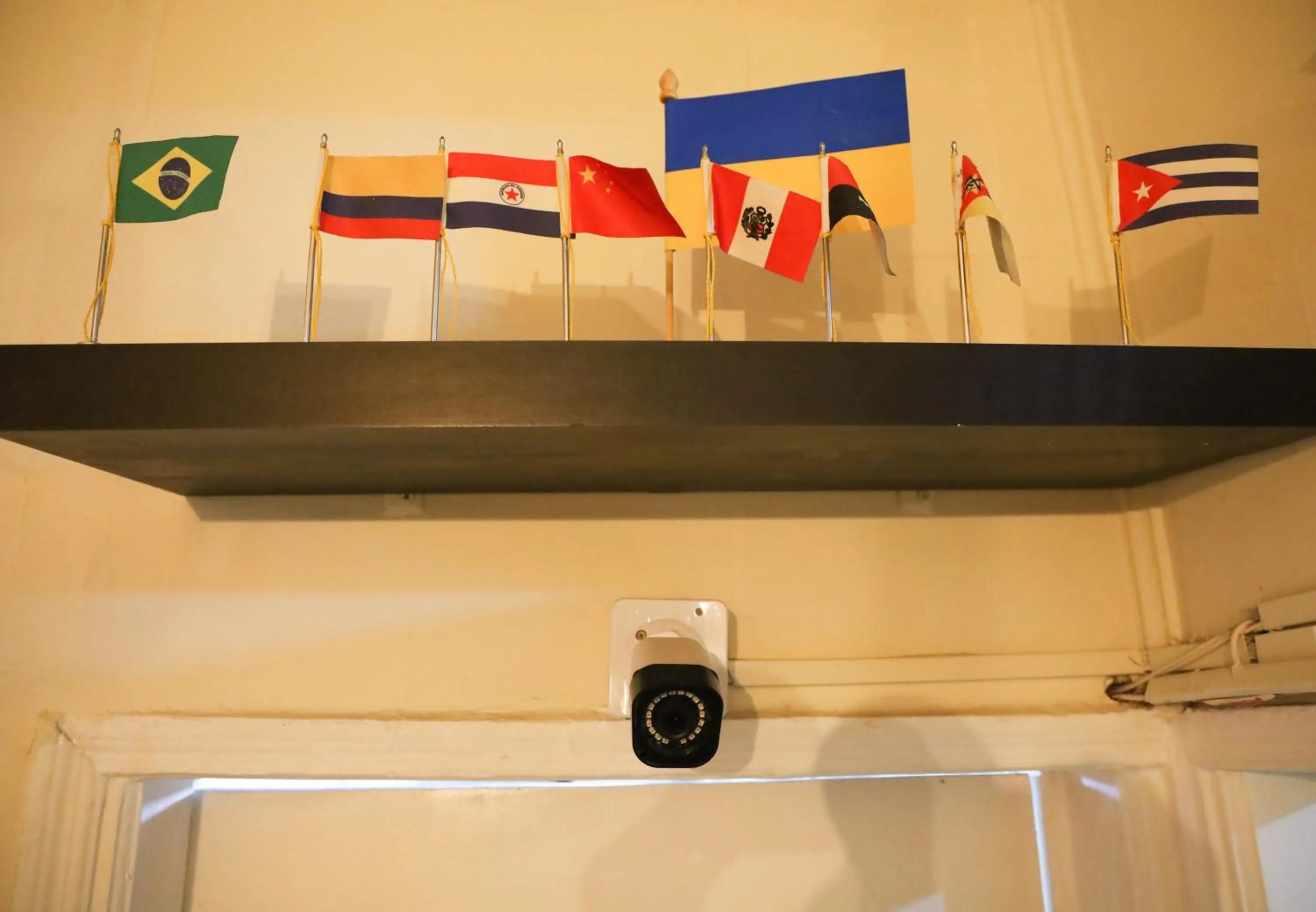 Decorative detail in Hostel Liberdade