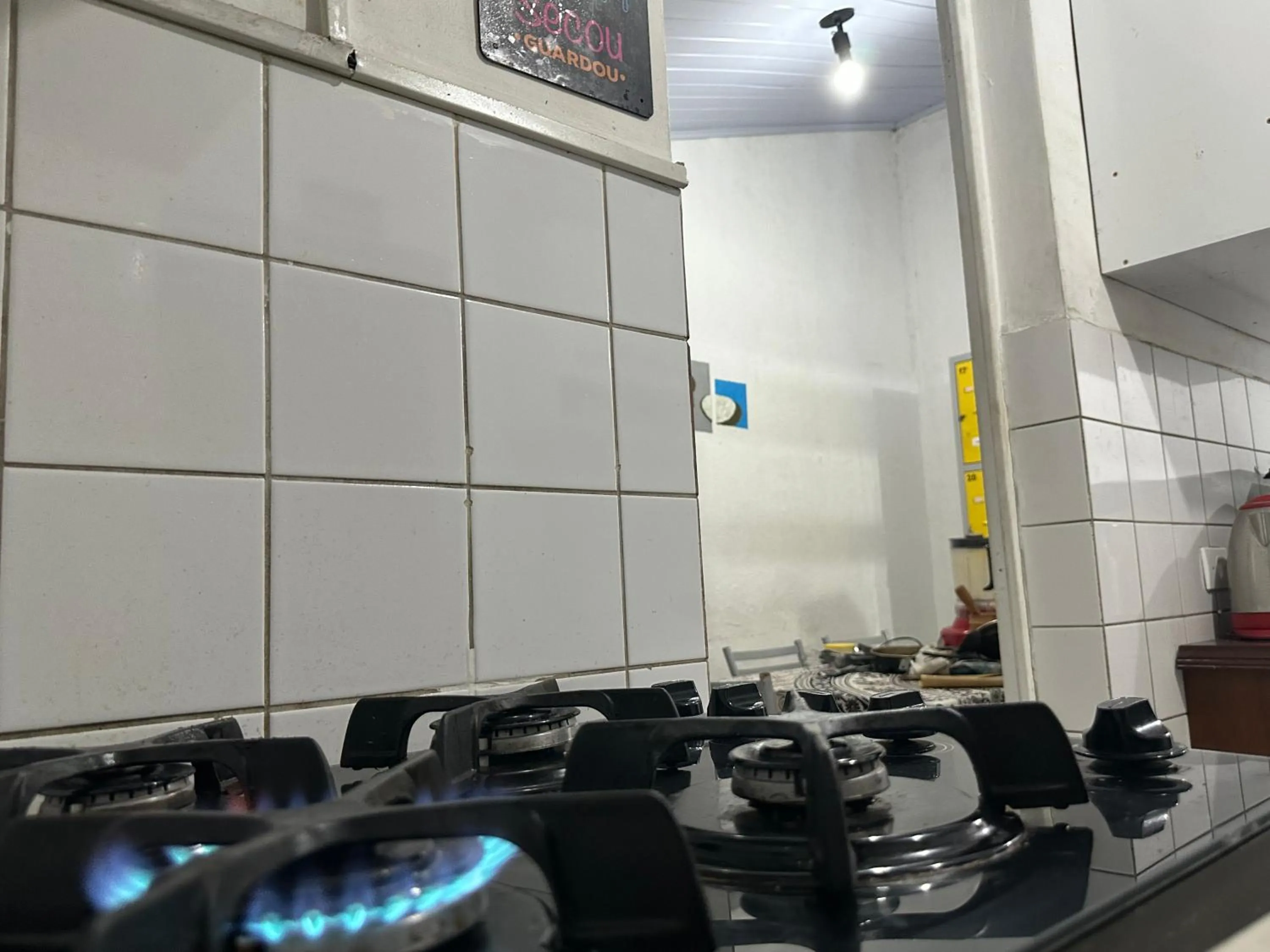 Kitchen or kitchenette in Hostel Liberdade