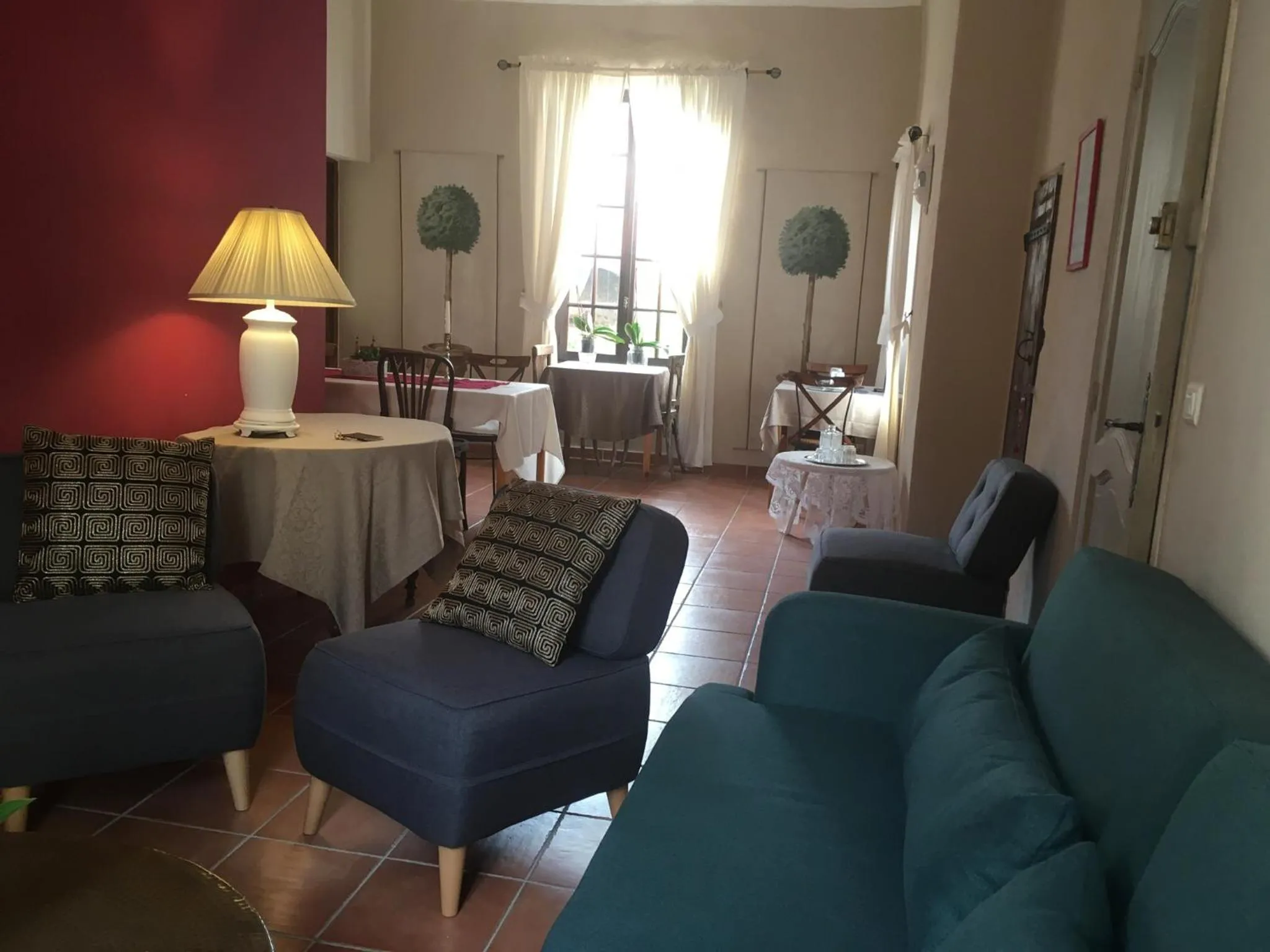 Living room in La Vieille Demeure